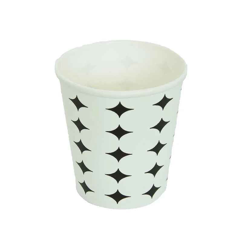 7 Oz Kullan At Sıcak Bardak | 50'li Paket Çay Kahve Kağıt Bardak