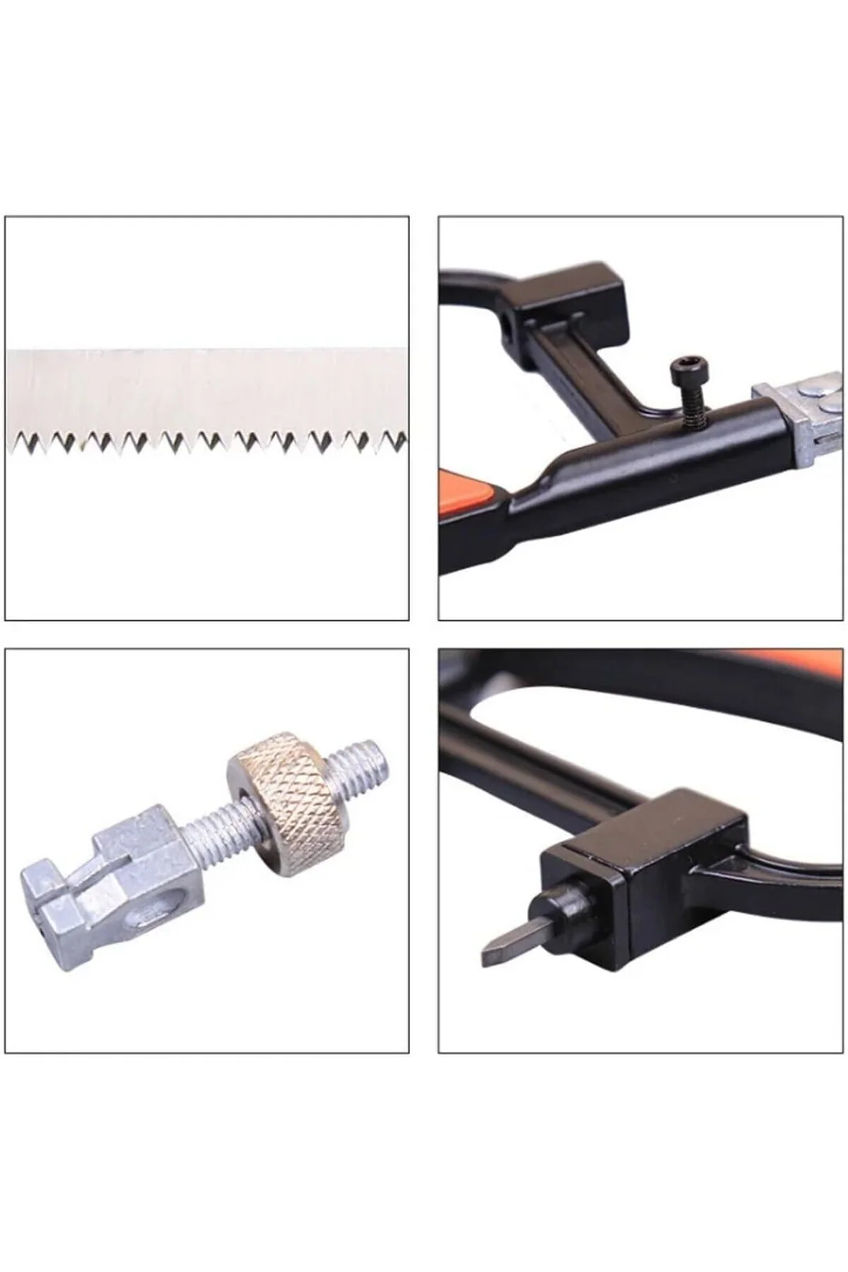 7 Parça Çok Amaçlı Kıl Testere Seti – Metal, Ahşap, PVC ve Plasti