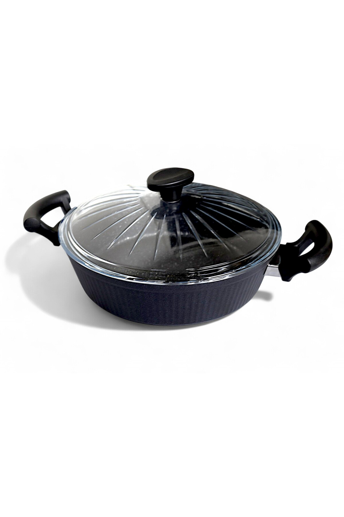 7 Parça Granit Kaplama Tencere Seti Şık Granit Kaplama Tencere Se