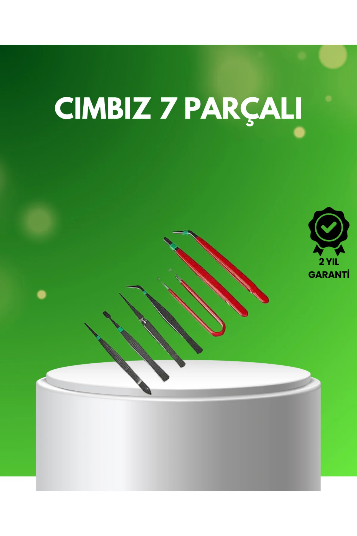 7 Parça Hassas Çelik Cımbız Seti Elektronik ve Saat Tamiri İçin