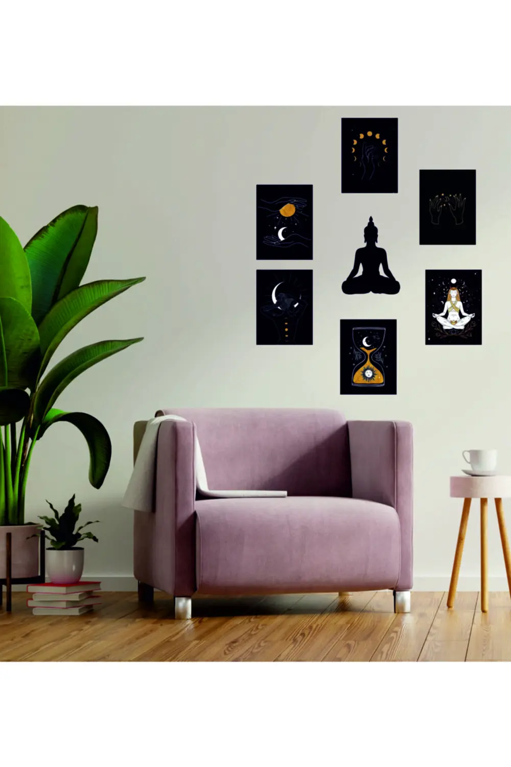 7 Parçalı Mdf Tablo Seti