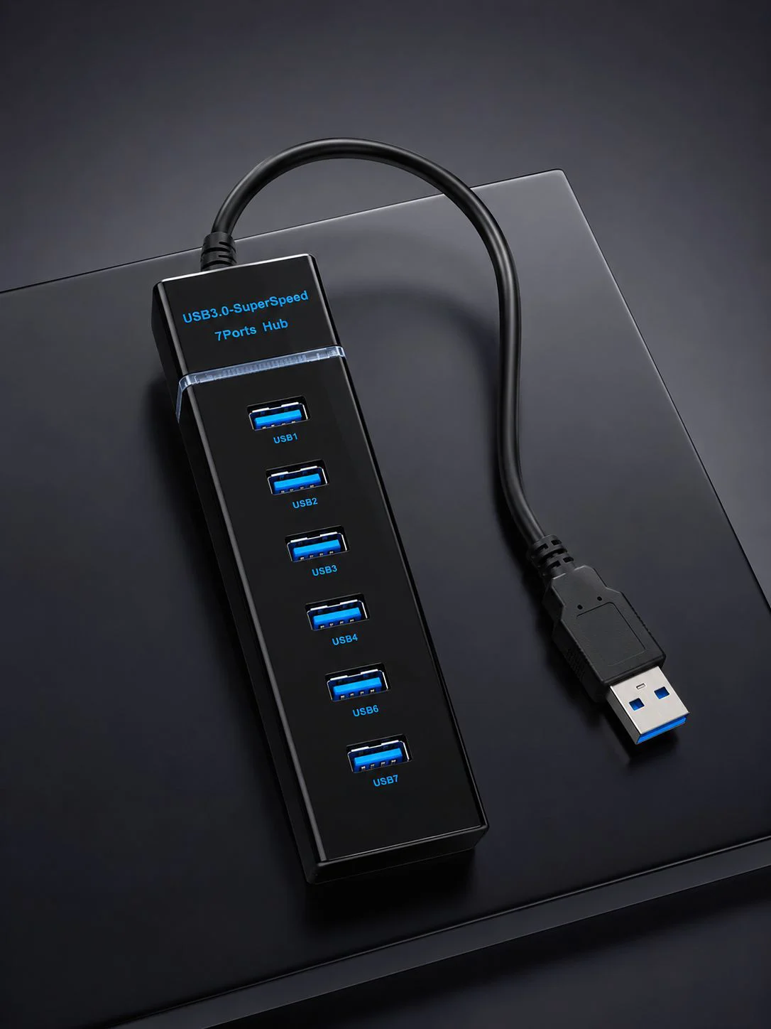 7 Port USB 3.0 Çoklayıcı Hub 5Gbps Veri Aktarım Adaptörü