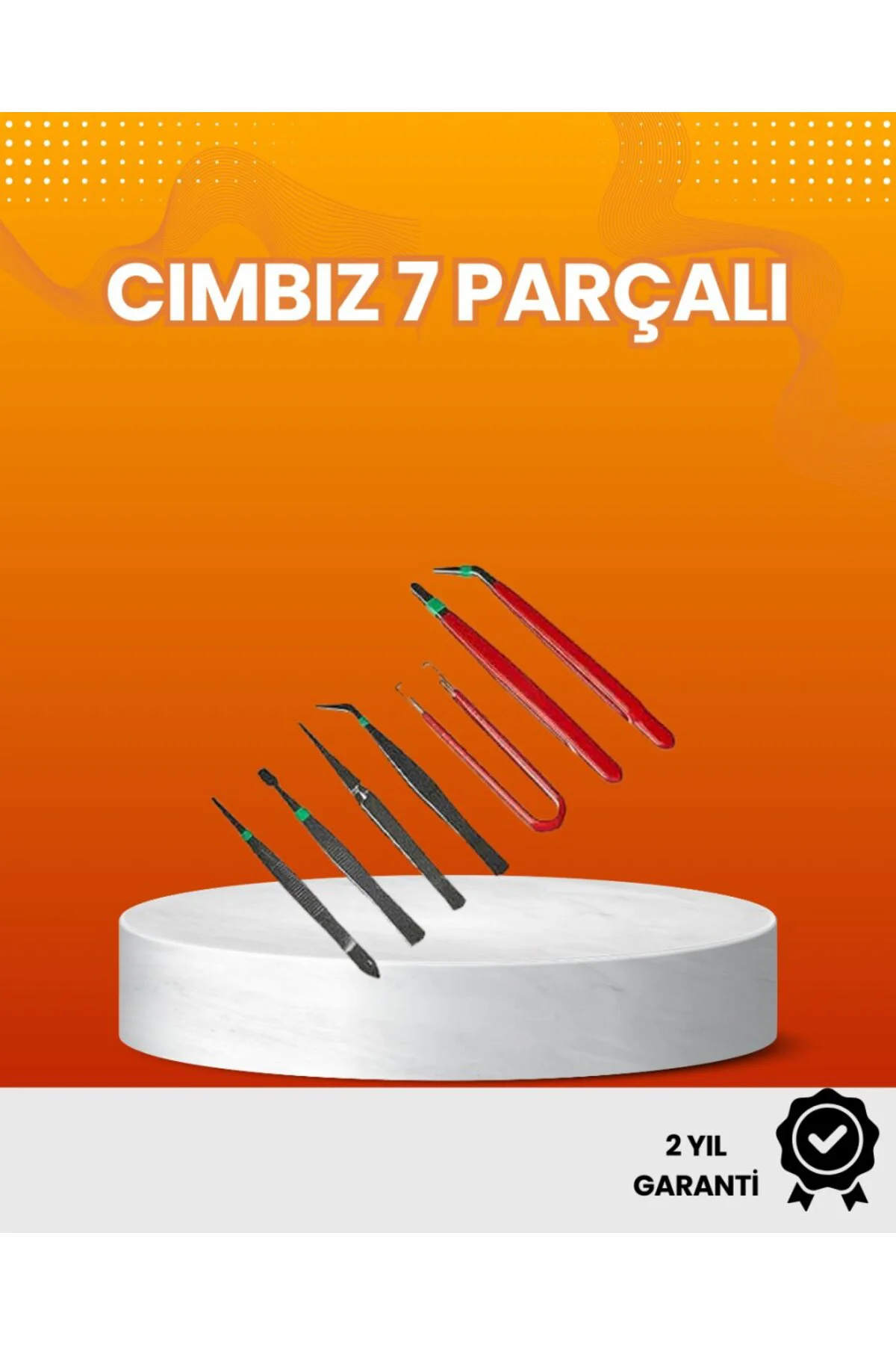 7 Rakamı Mum Gümüş Renk