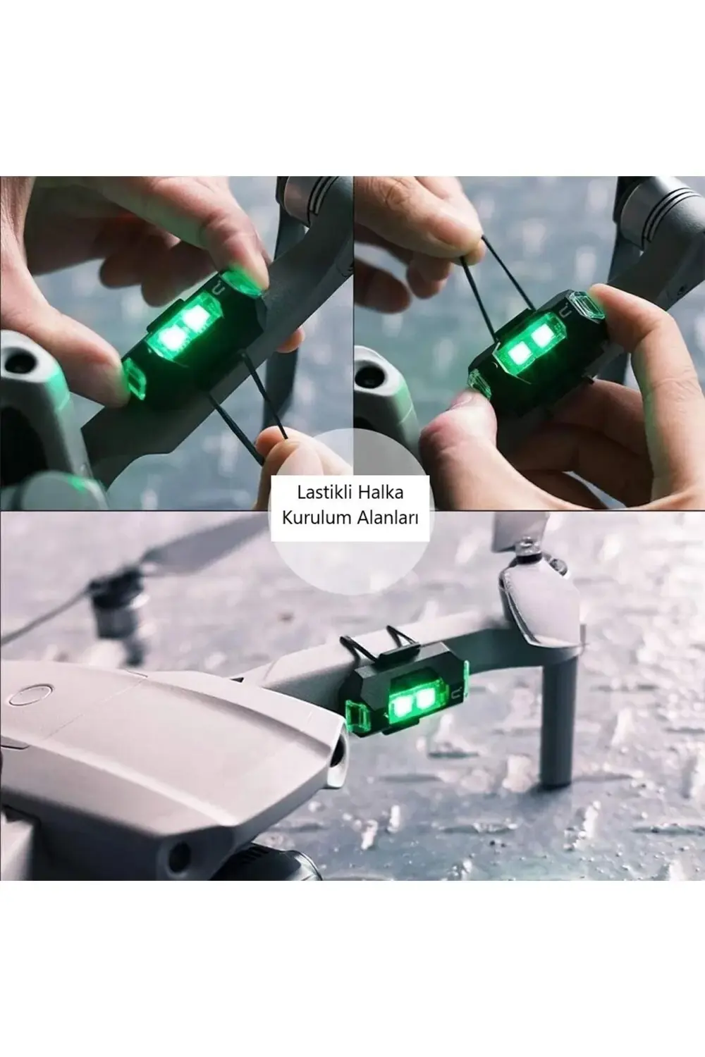 7 Renk Mini Led Şarjlı 45w Dron Scooter Bisiklet Motosiklet Araba