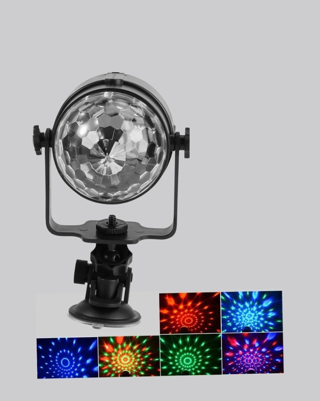 7 Renk Modlu Müzik Sensörlü Disko Topu – LED Işıklı Parti Aydınlatması 7 Renk Modlu Müzik Sensörlü Disko Topu – LED Işıklı Parti Aydınlatması