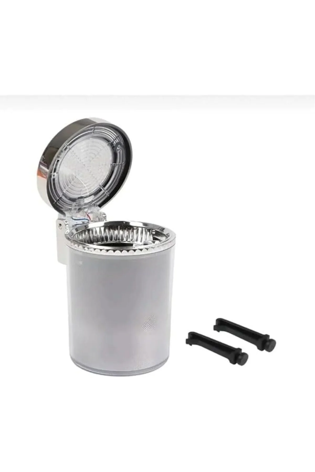 7 Renkli RGB Led Işıklı Lüx Oto Küllük Kapaklı Spor Araç İçi Küll