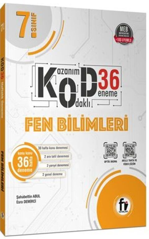 7. Sınıf Fen Bilimleri Kod 36 Deneme Fi Yayınları