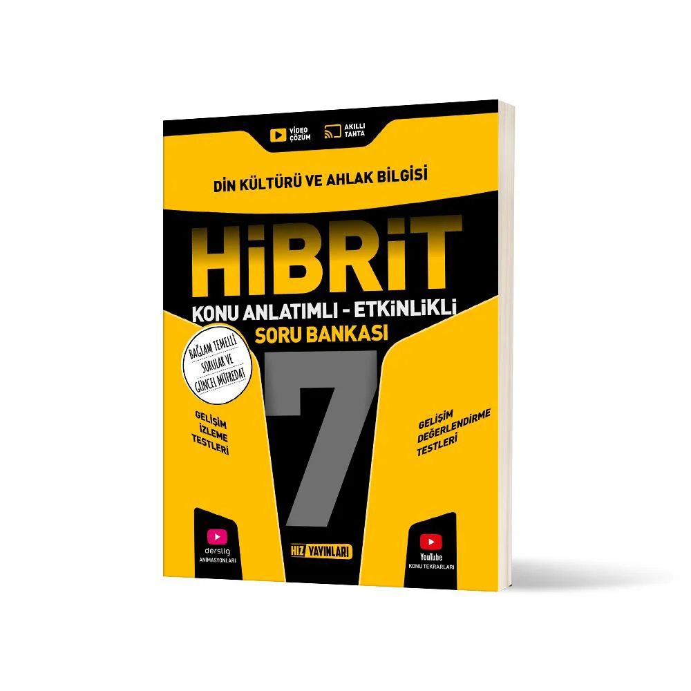 7. Sınıf Hibrit Din Kültürü ve Ahlak Bilgisi Soru Bankası-Bağlam Temelli Sorular ve Güncel Müftedat 7. Sınıf Hibrit Din Kültürü ve Ahlak Bilgisi Soru Bankası-Bağlam Temelli Sorular ve Güncel Müftedat Fiyatı, Yorumları ve Özellikleri