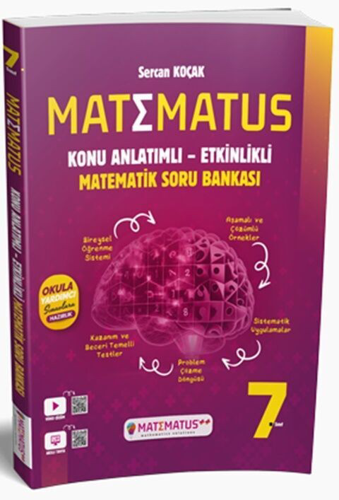 Matematus Yayınları 7. Sınıf Matematik Konu Anlatımlı Etkinlikli Soru Bankası Matemat