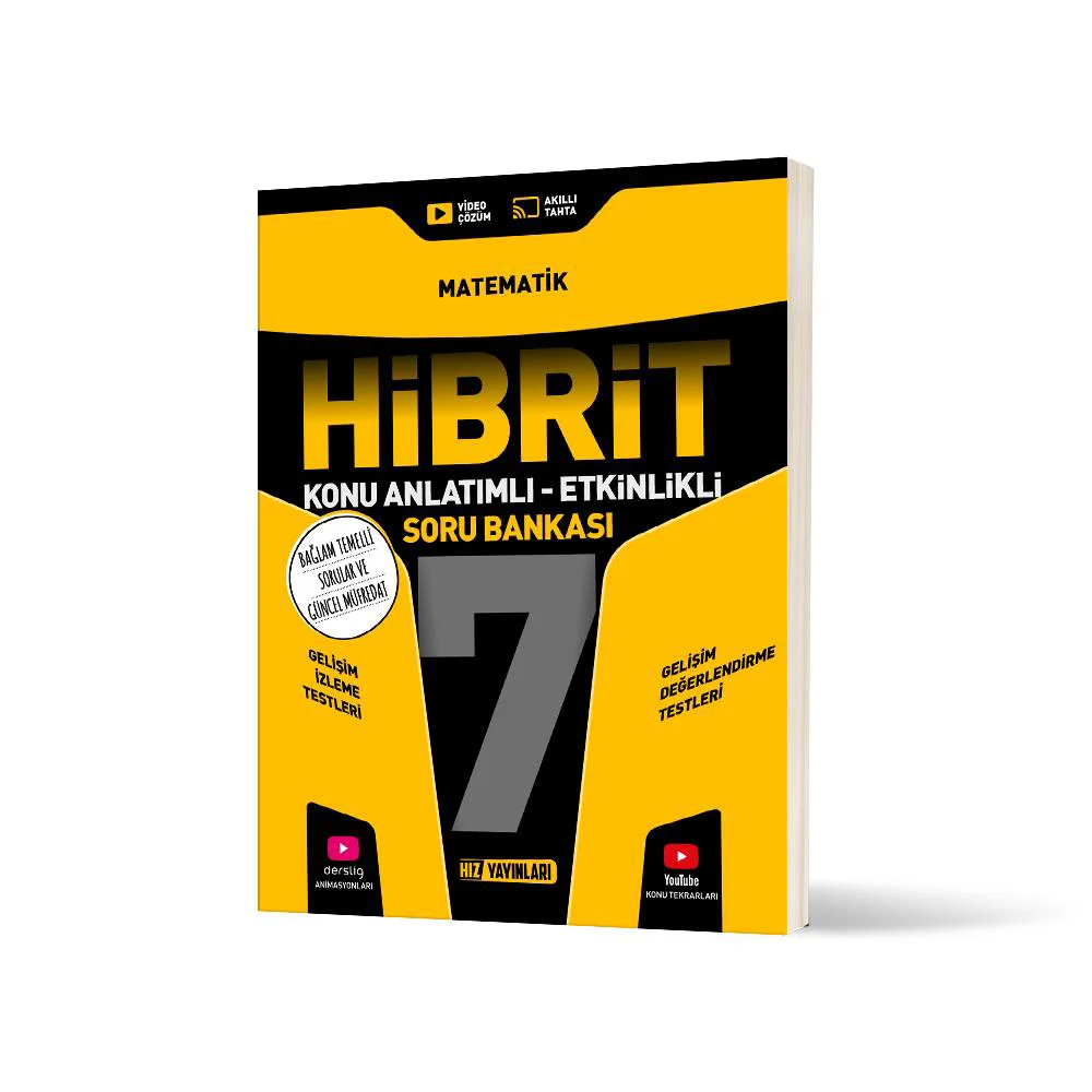 7. Sınıf Matematik Seti -Bağlam Temelli Sorular ve Güncel Müftedat 3 Kaynak