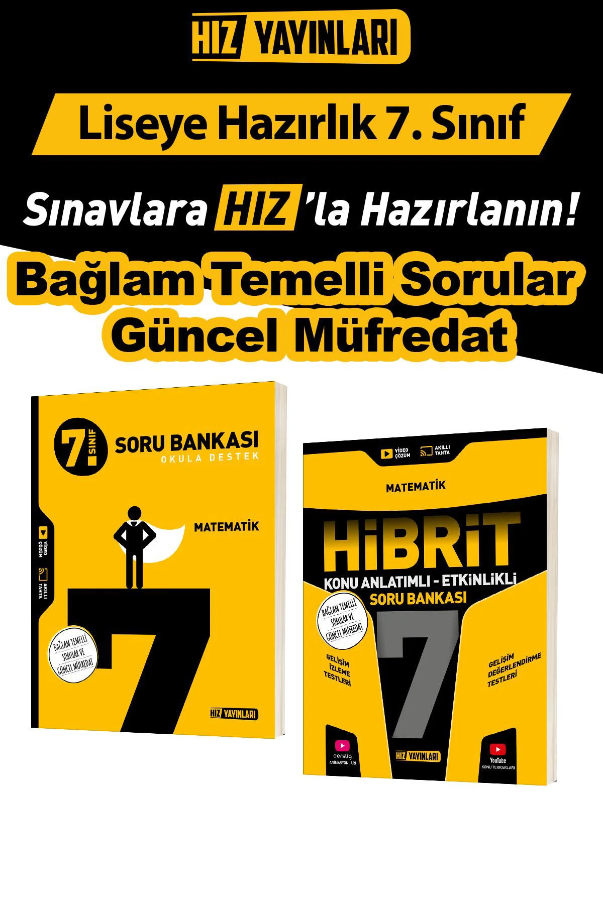 7. Sınıf Matematik Soru Bankası Seti -Bağlam Temelli Sorular ve Güncel Müftedat
