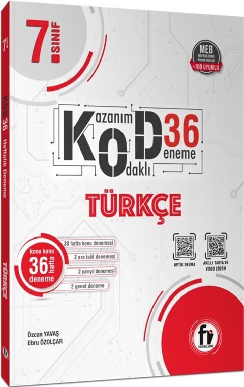 7. Sınıf Türkçe Kod 36 Deneme Fi Yayınları