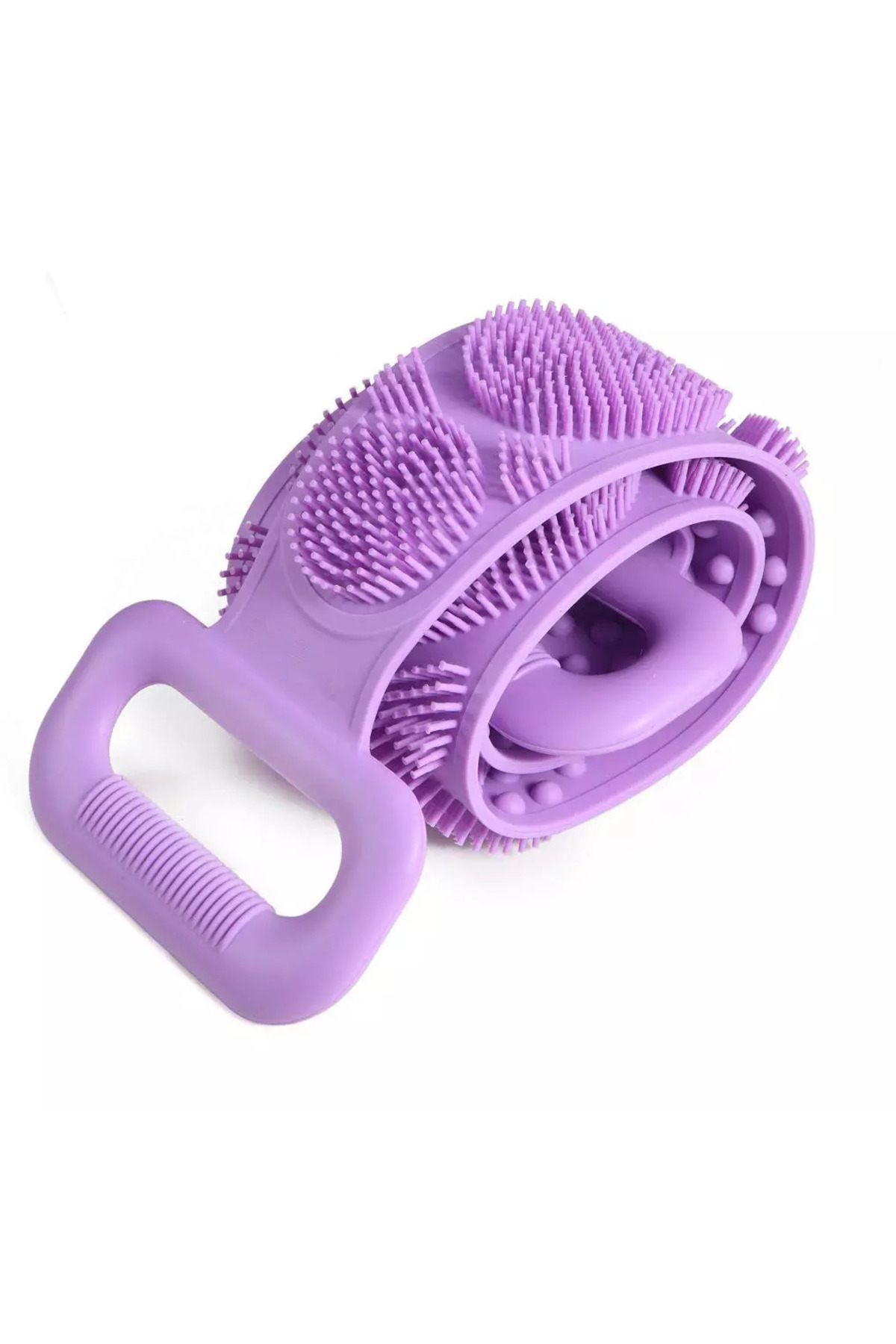 Ok Aksesuar 70 Cm Çift Taraflı Sırt Kesesi -Silikon Duş Kesesi - Peeling Bany