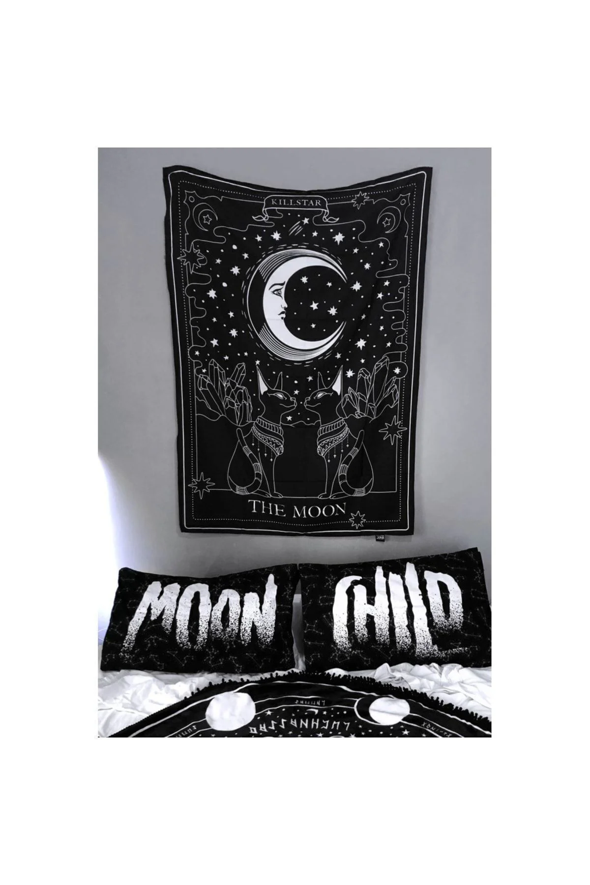 70 X 100 Cm Sphynx Cat The Moon Duvar Halısı