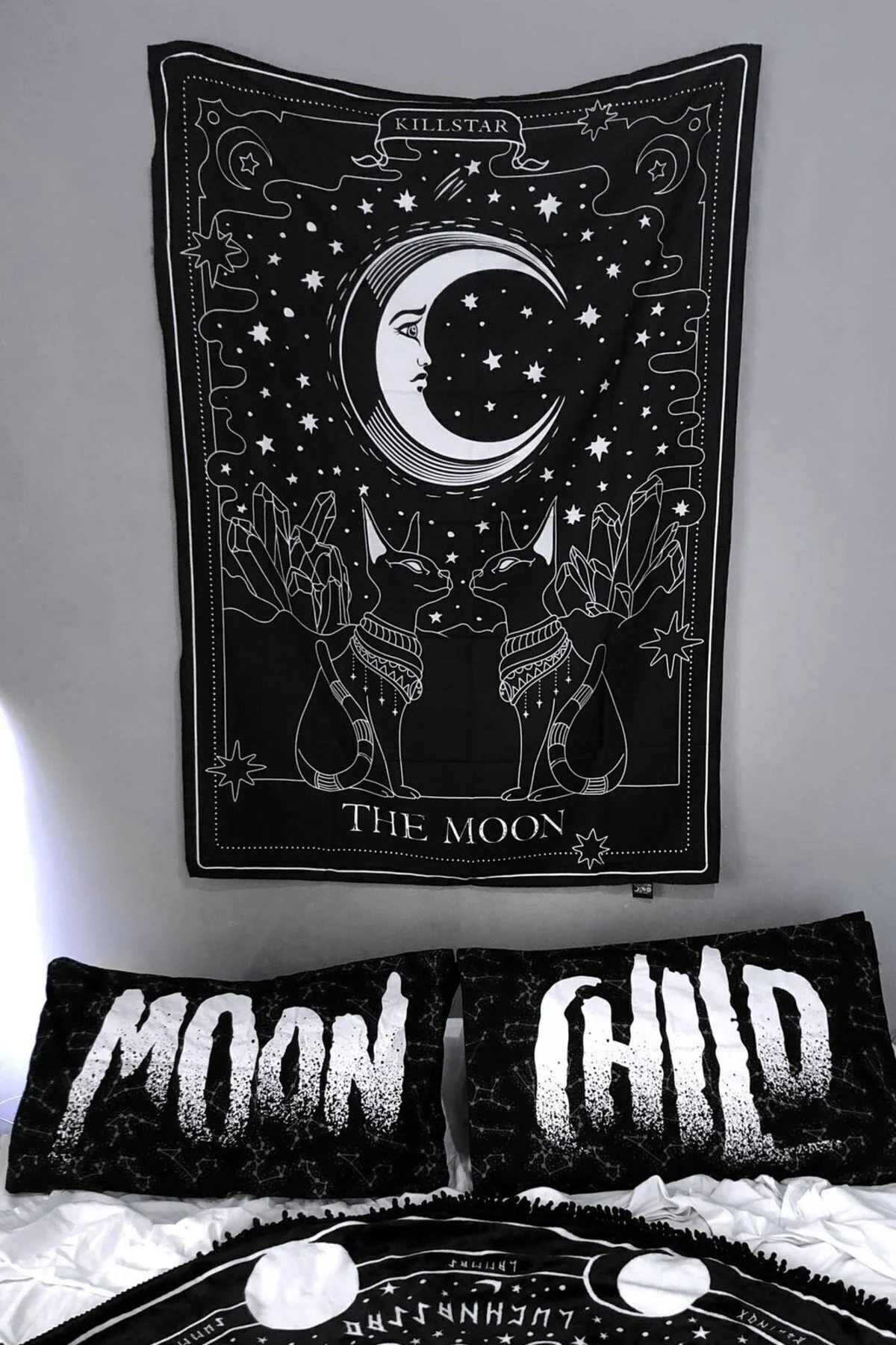70 X 100 Cm Sphynx Cat The Moon Duvar Halısı