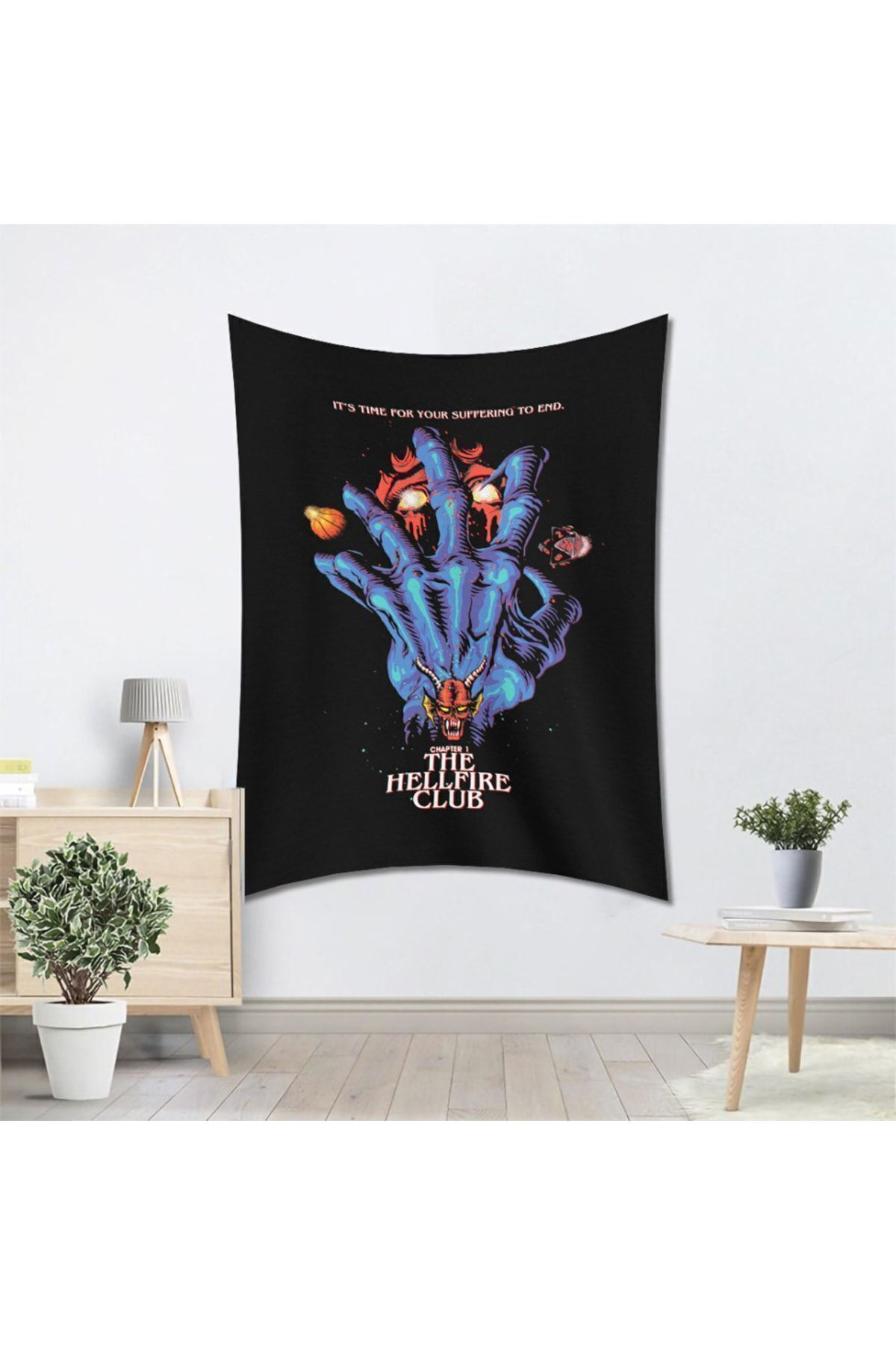 70 X 100 Cm Stranger Things 4. Sezon Dustin Hellfire Club Poster 