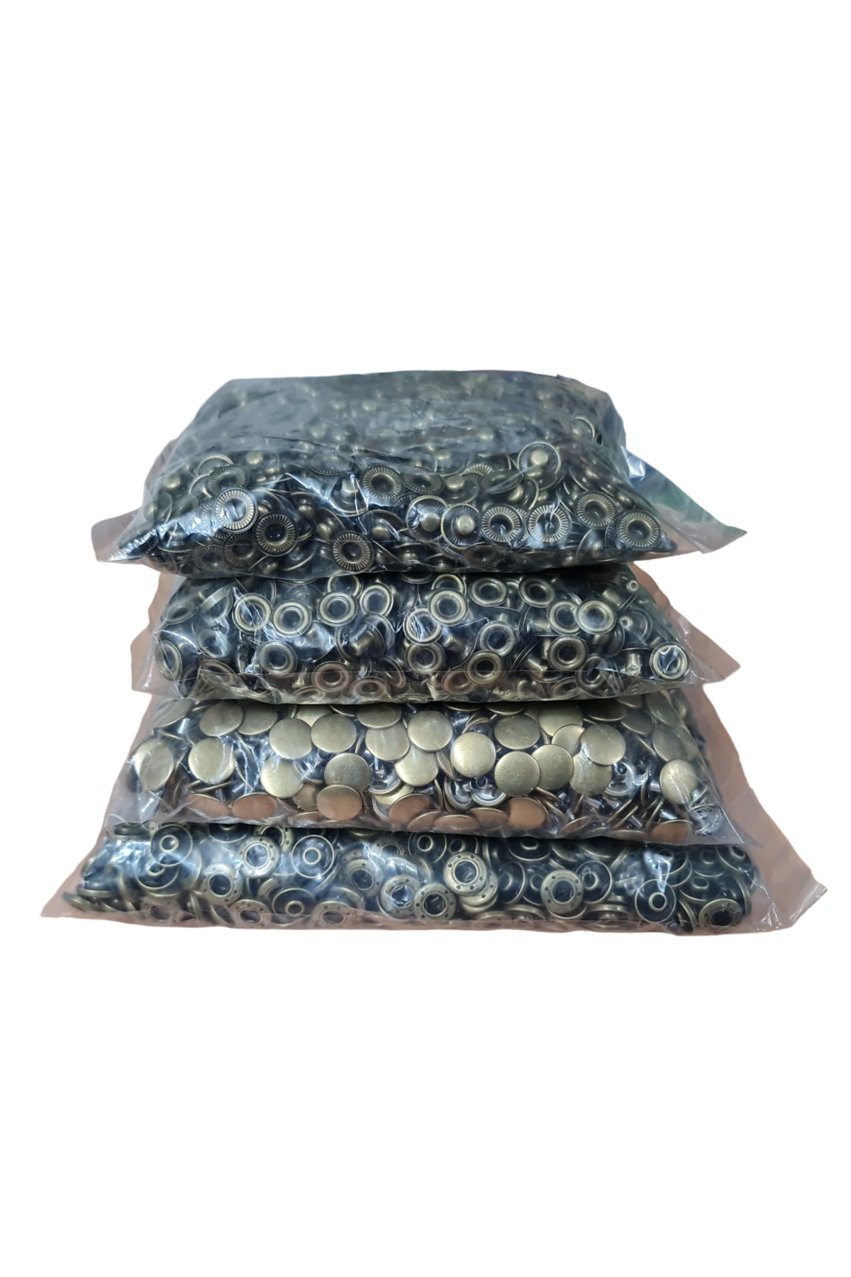 Tuhafiyecimiz 700 Adet 15Mm Paslanmaz Büyük Çıtçıt (Kalıpsızdır) [Antik Bronz]