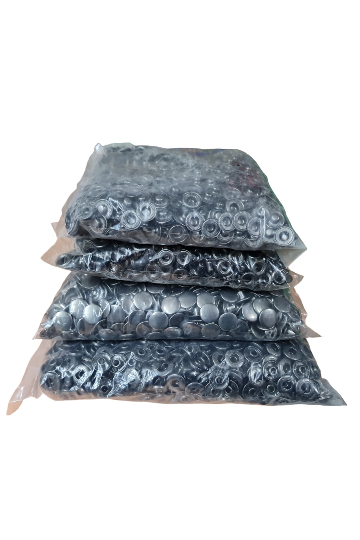 Tuhafiyecimiz 700 Adet 15Mm Paslanmaz Büyük Çıtçıt (Kalıpsızdır) [Antrasit Renk