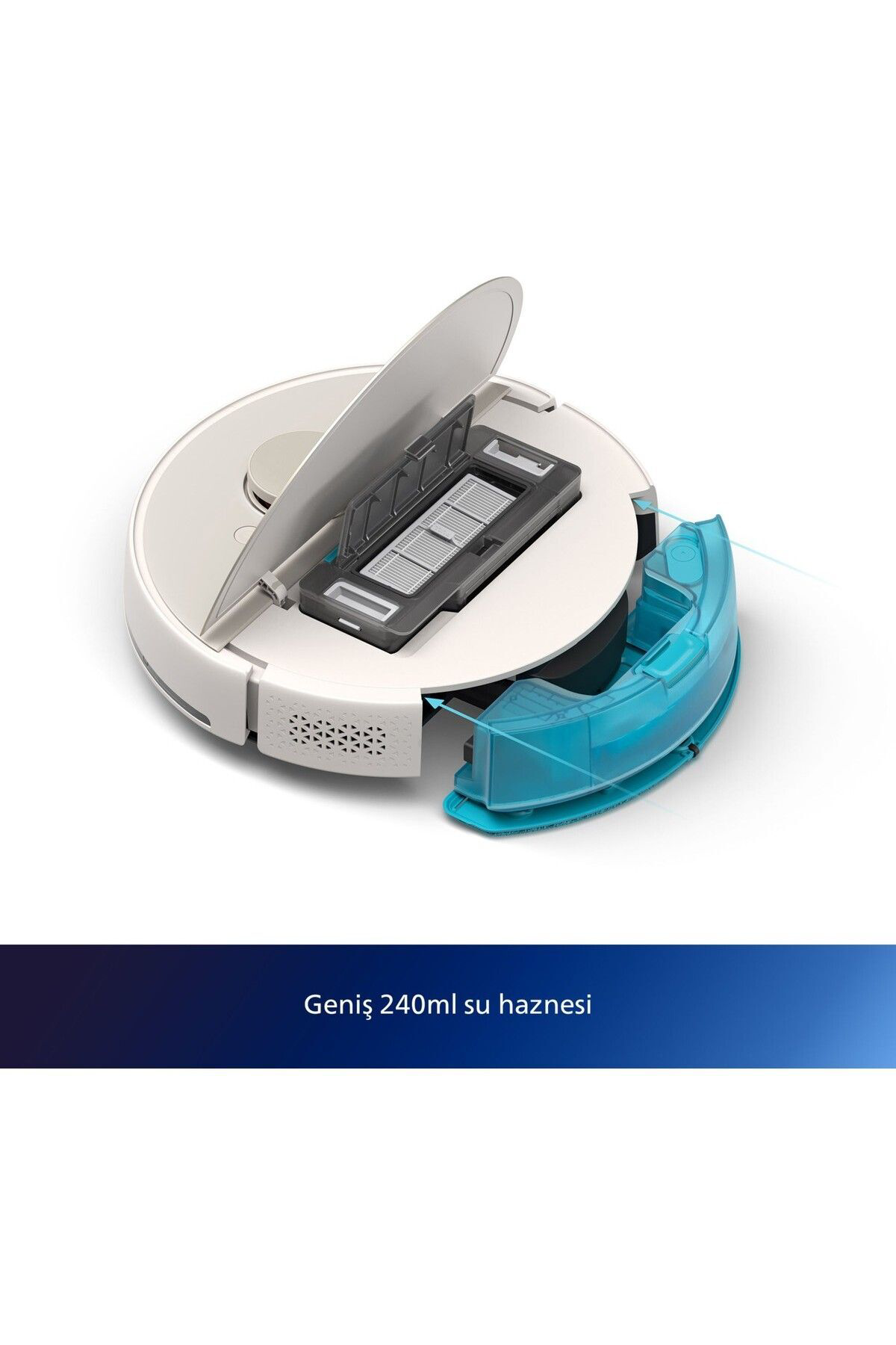 7000 Serisi HomeRun Aqua Islak Kuru Robot Süpürge, Sarj İstasyonl