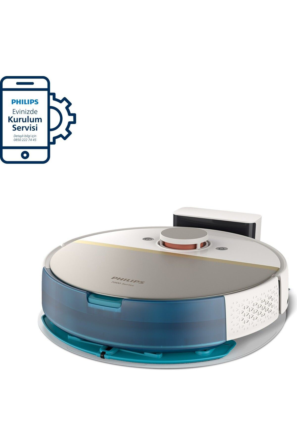 7000 Serisi HomeRun Aqua Islak Kuru Robot Süpürge, Sarj İstasyonl