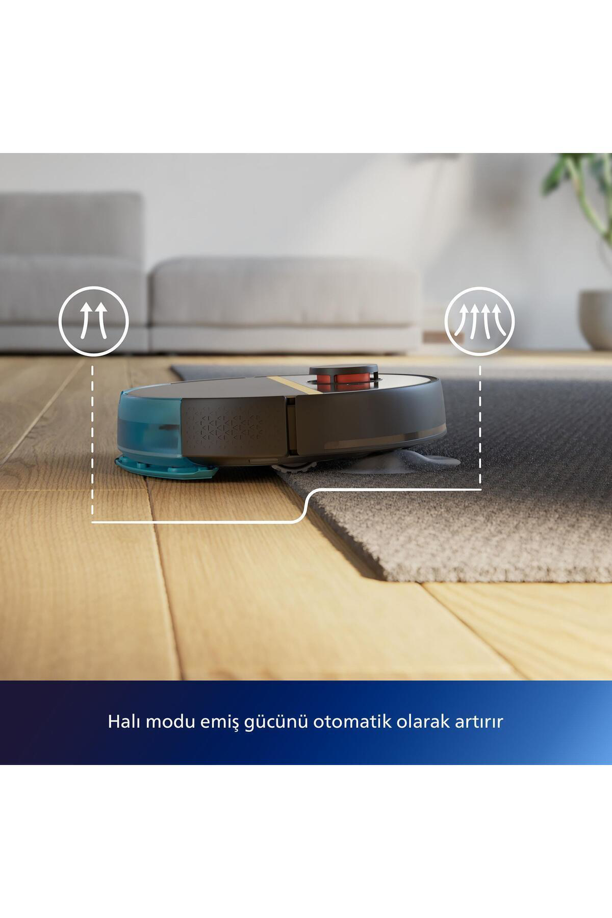 7000 Serisi HomeRun Aqua Islak Kuru Robot Süpürge, Sarj İstasyonl