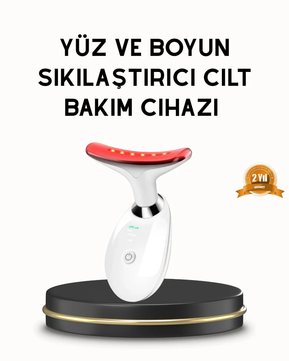 7000 Titreşimli Boyun ve Gıdı Toparlayıcı - Cilt Sıkılaştırıcı ve Isı Terapisi