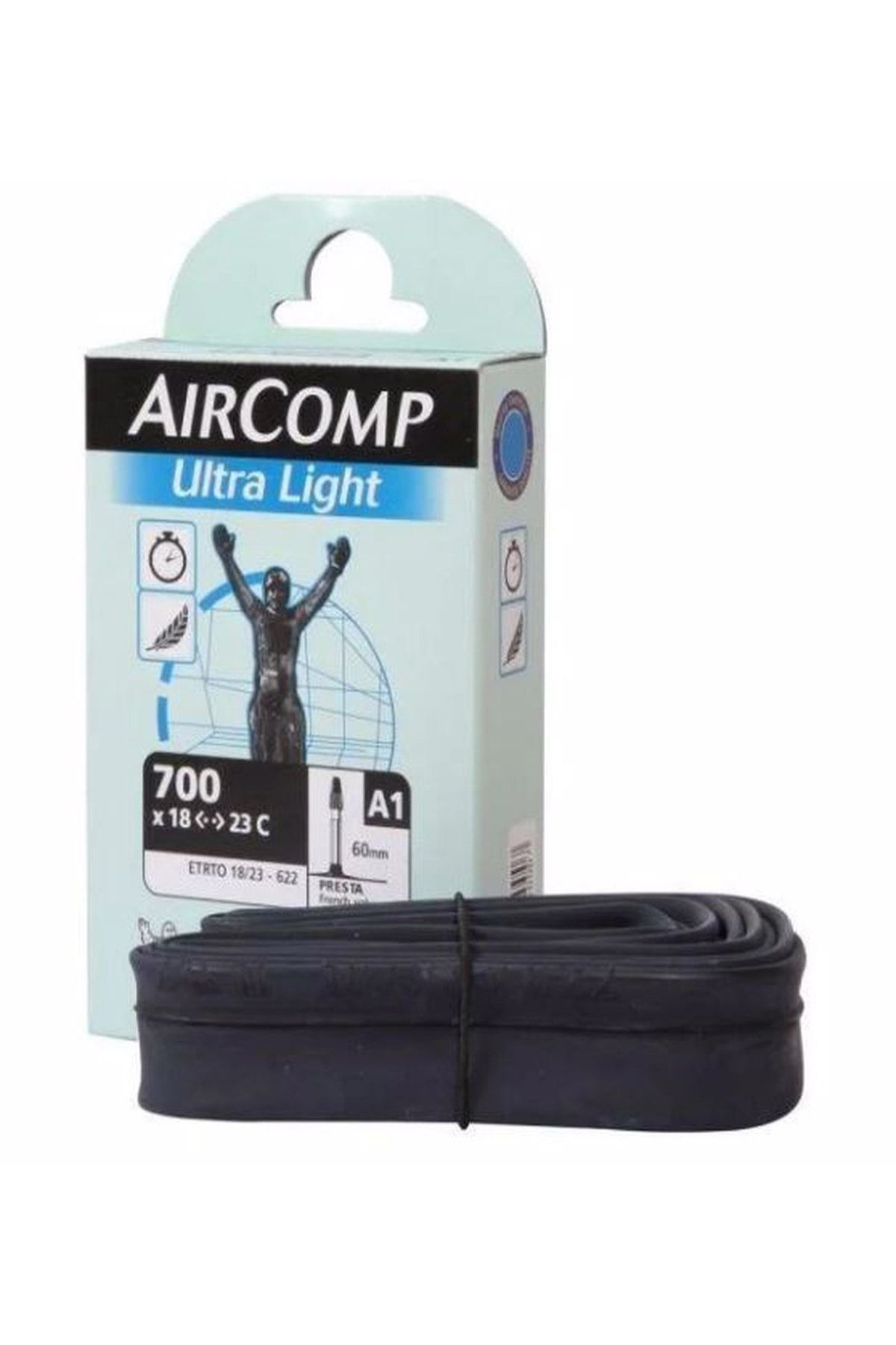 700*18/25x622 Pr 60mm A1 Aırcomp Ultralıght Yol Yarış Iç Lastik(ç