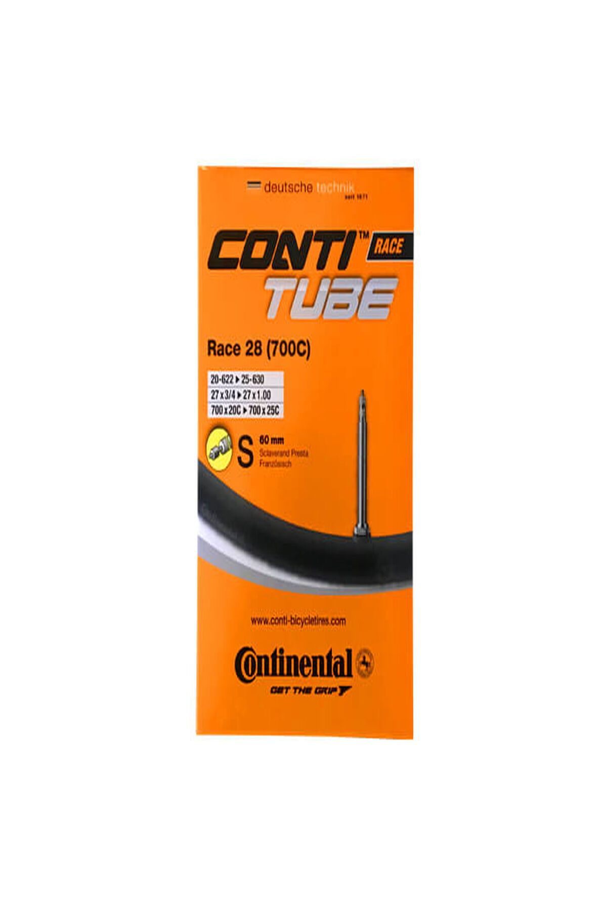 - 700x20C / 25C S60mm - yol yarış İç Lastik (çift 2 adet)