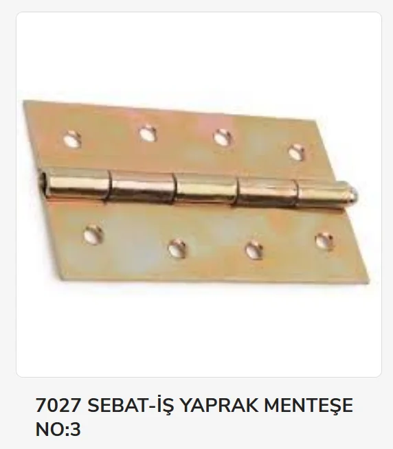 7027   Sebat-İş Yaprak Menteşe No 3