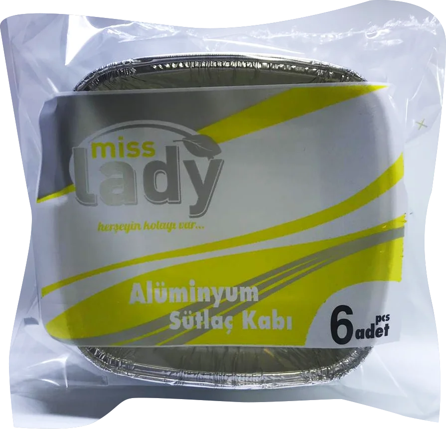 7047   Miss Lady Alüminyum Sütlaç Kasesi 6Lı