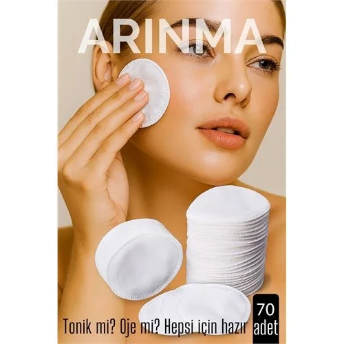 70'li Kozmetik Disk Pamuk Premium Makyaj Temizleme Pamuğu  Tonik 