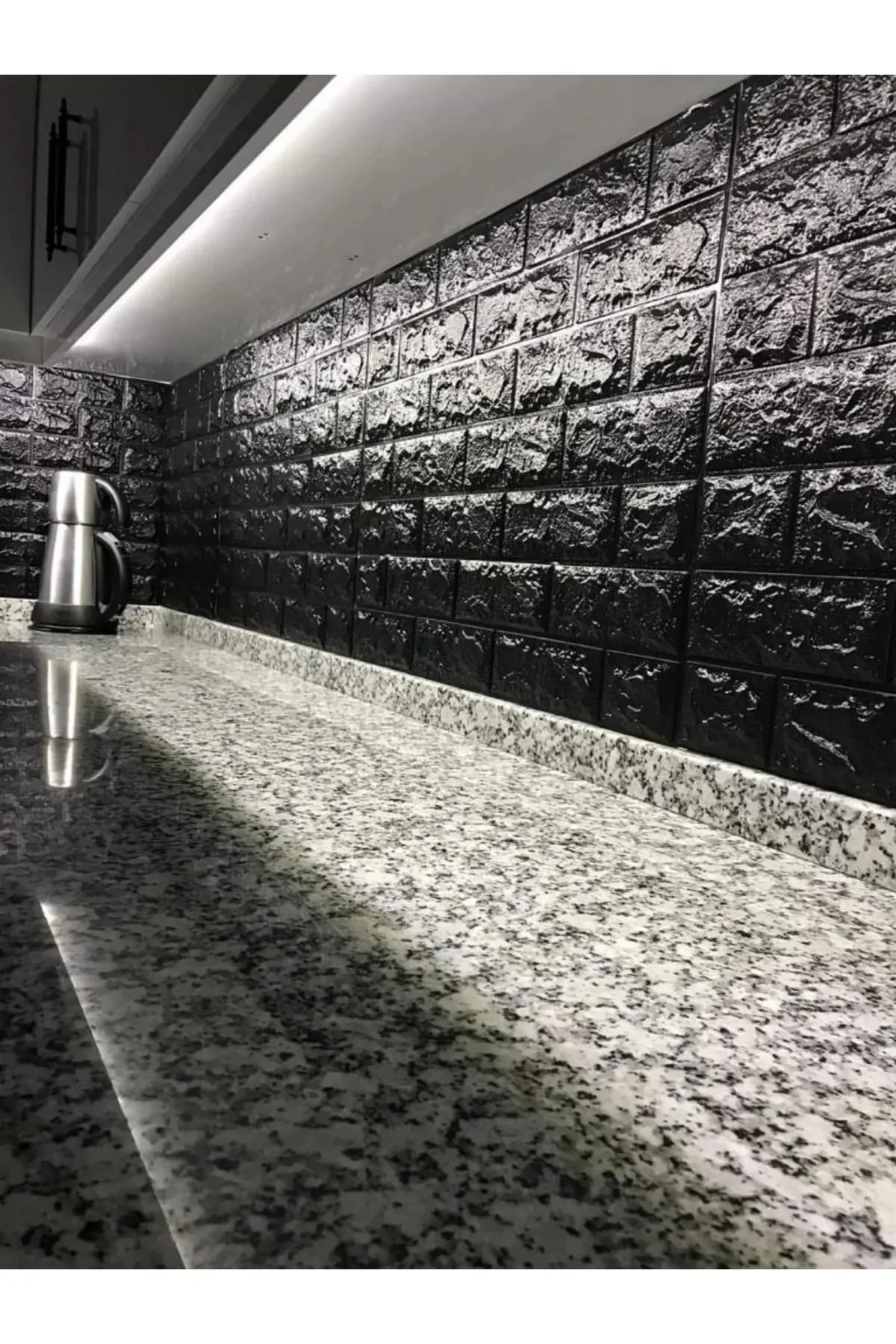 70x38 Cm Kendinden Yapışkanlı Esnek Köpük Duvar Kağıdı Paneli 3d 