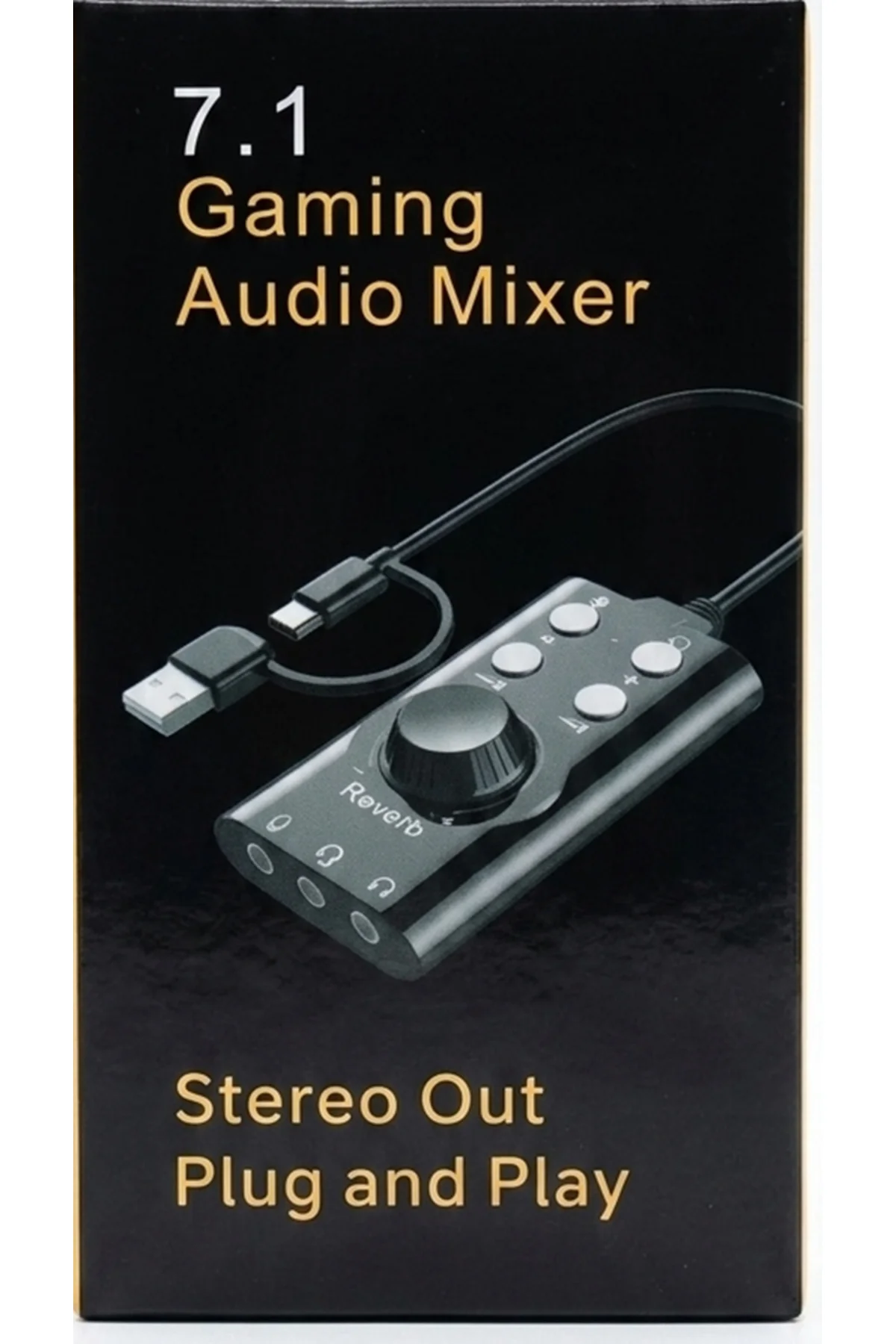 7.1 Gaming Audio Mixer Harici Ses Kartı – USB Type-C Tak Çalıştır Oyuncu Mikseri 7.1 Gaming Audio Mixer Harici Ses Kartı – USB Type-C Tak Çalıştır Oyuncu Mikseri Fiyatı, Yorumları ve Özellikleri