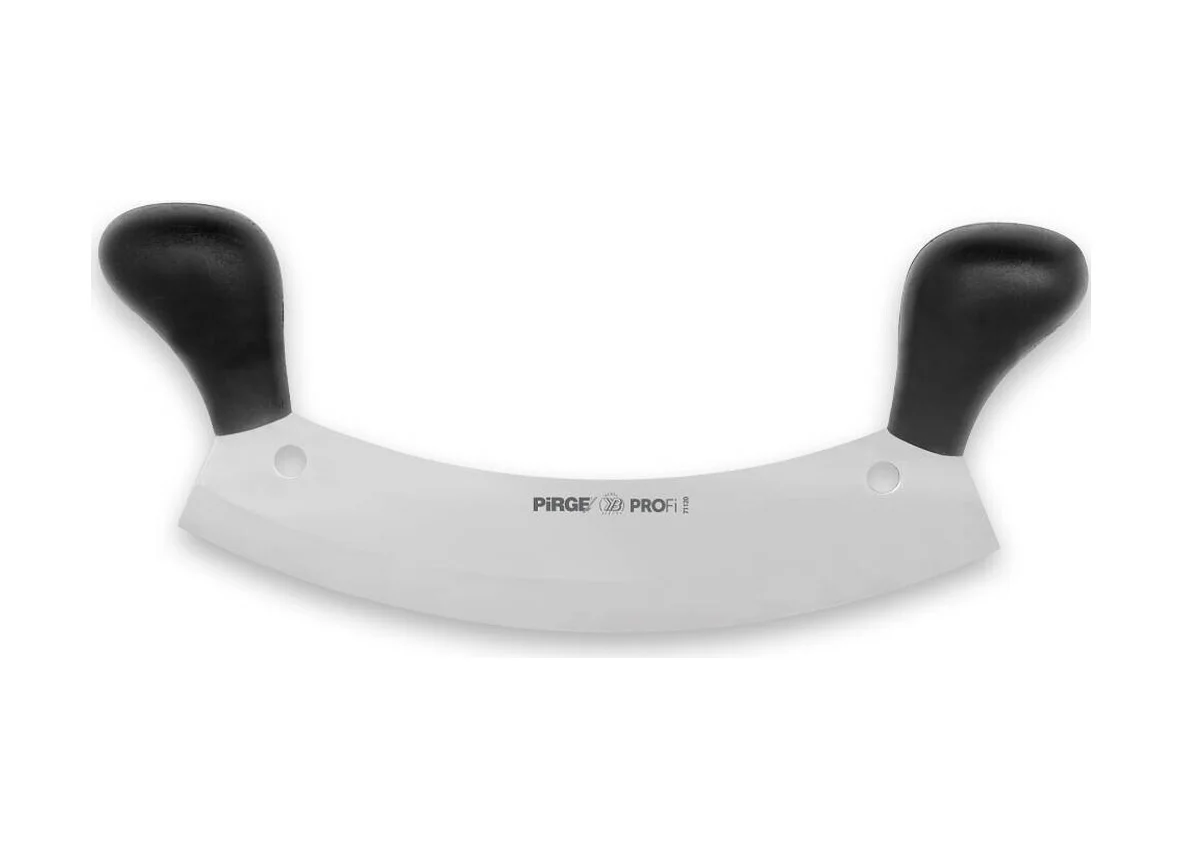 71120 Profi Kıyma, Pizza Satır, Zırh Bıçağı 26 Cm - Siyah Çift Saplı Diğer