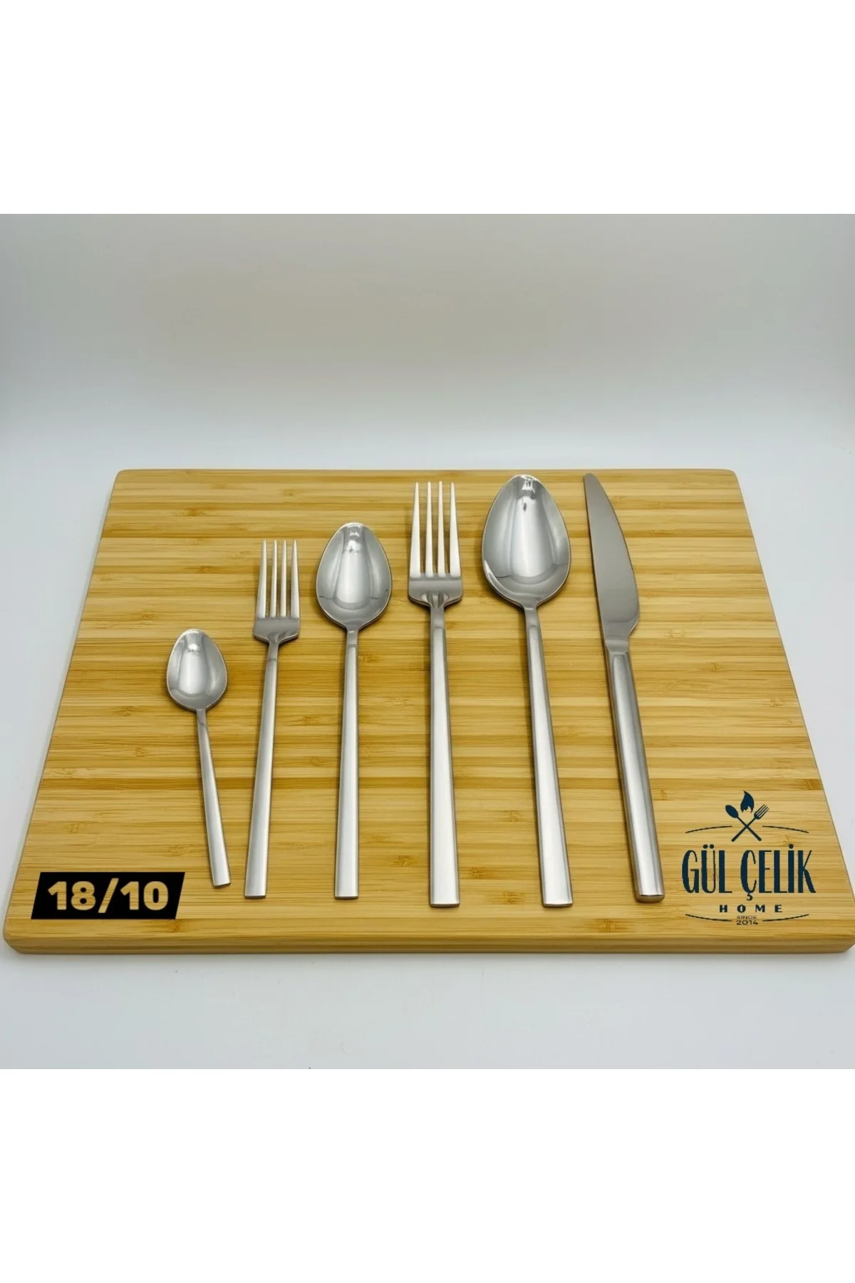 72 Parça Sade 12 Kişilik Lüx Çatal & Kaşık & Bıçak Takımı 18/10