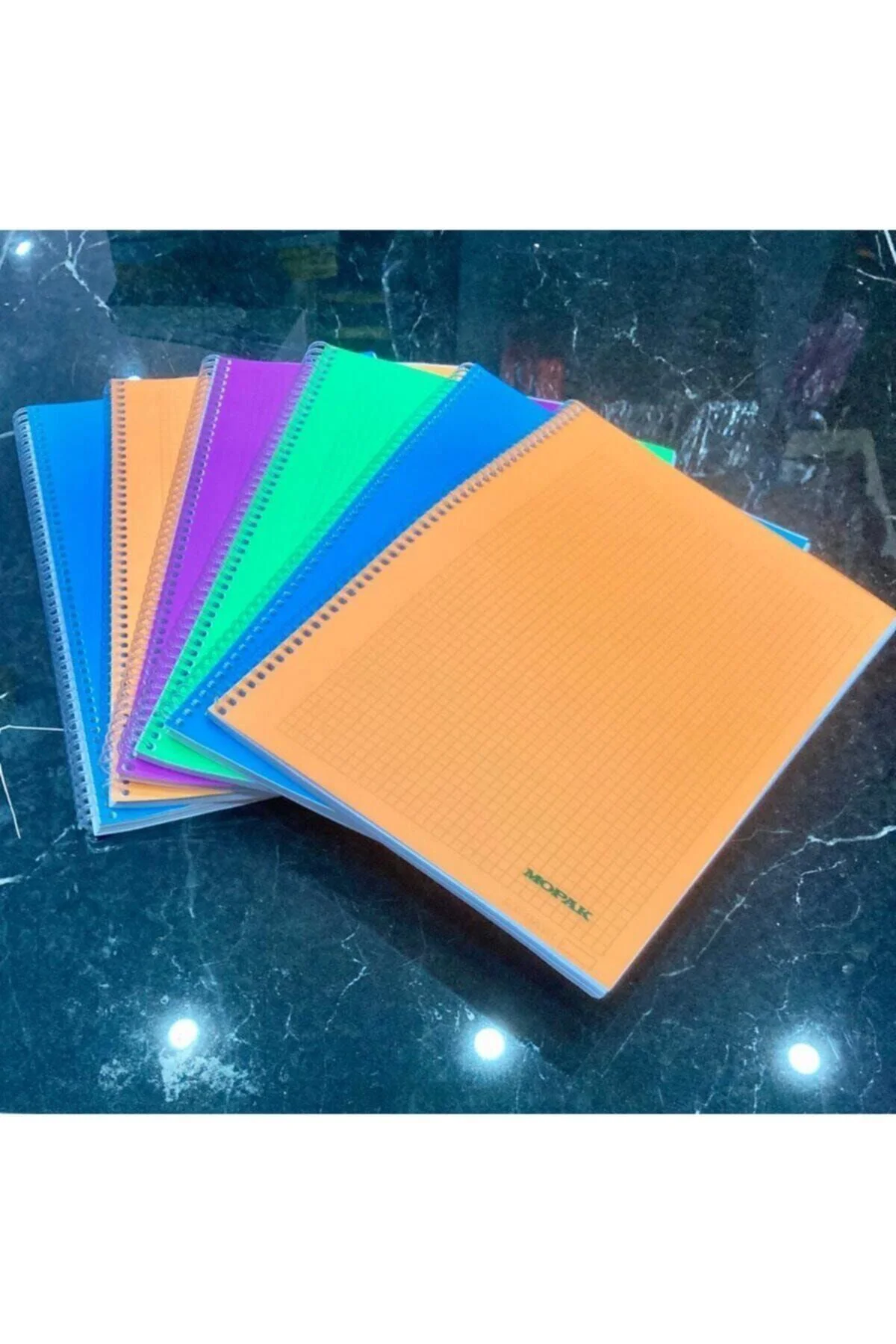 72 Yaprak Spiralli Çizgili Defter 6'lı A4