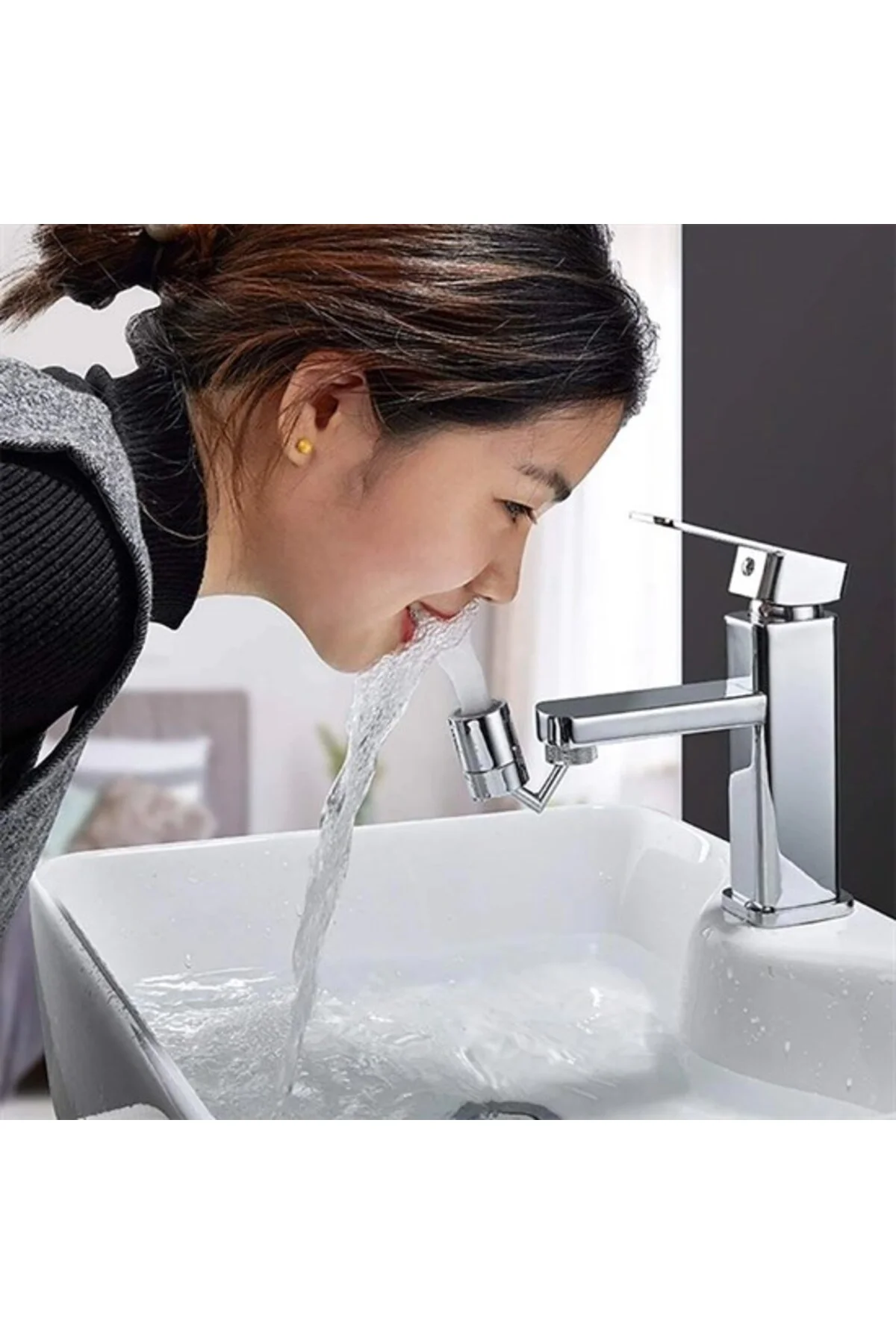 720 Derece Dönebilen Hareketli Su Tasarruflu Musluk Başlığı  GO50