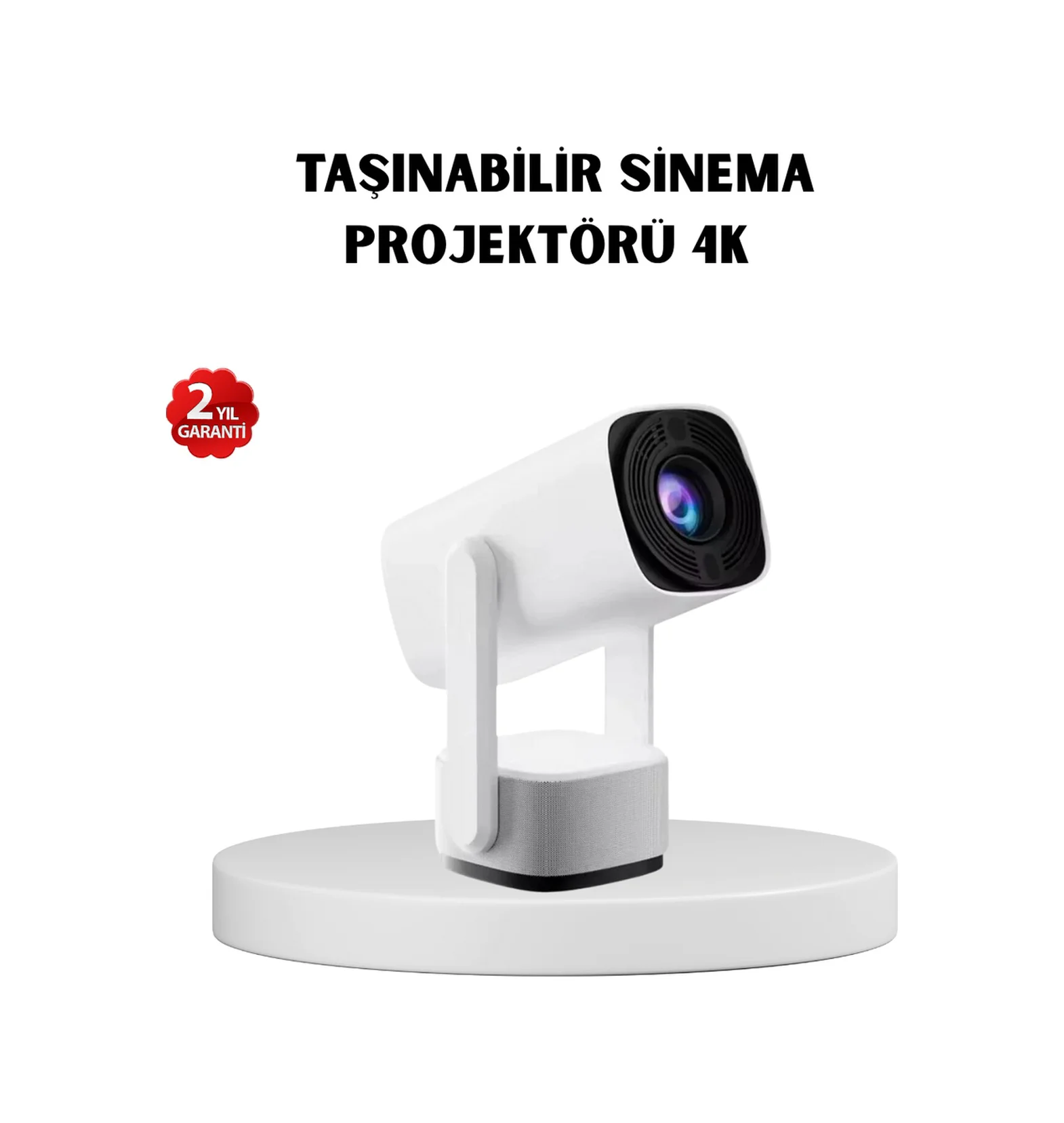 720p Hd Projeksiyon Cihazı Uzun Ömürlü Ampul, Canlı Renkler Ve Evde Sinema Keyfi - Lisinya