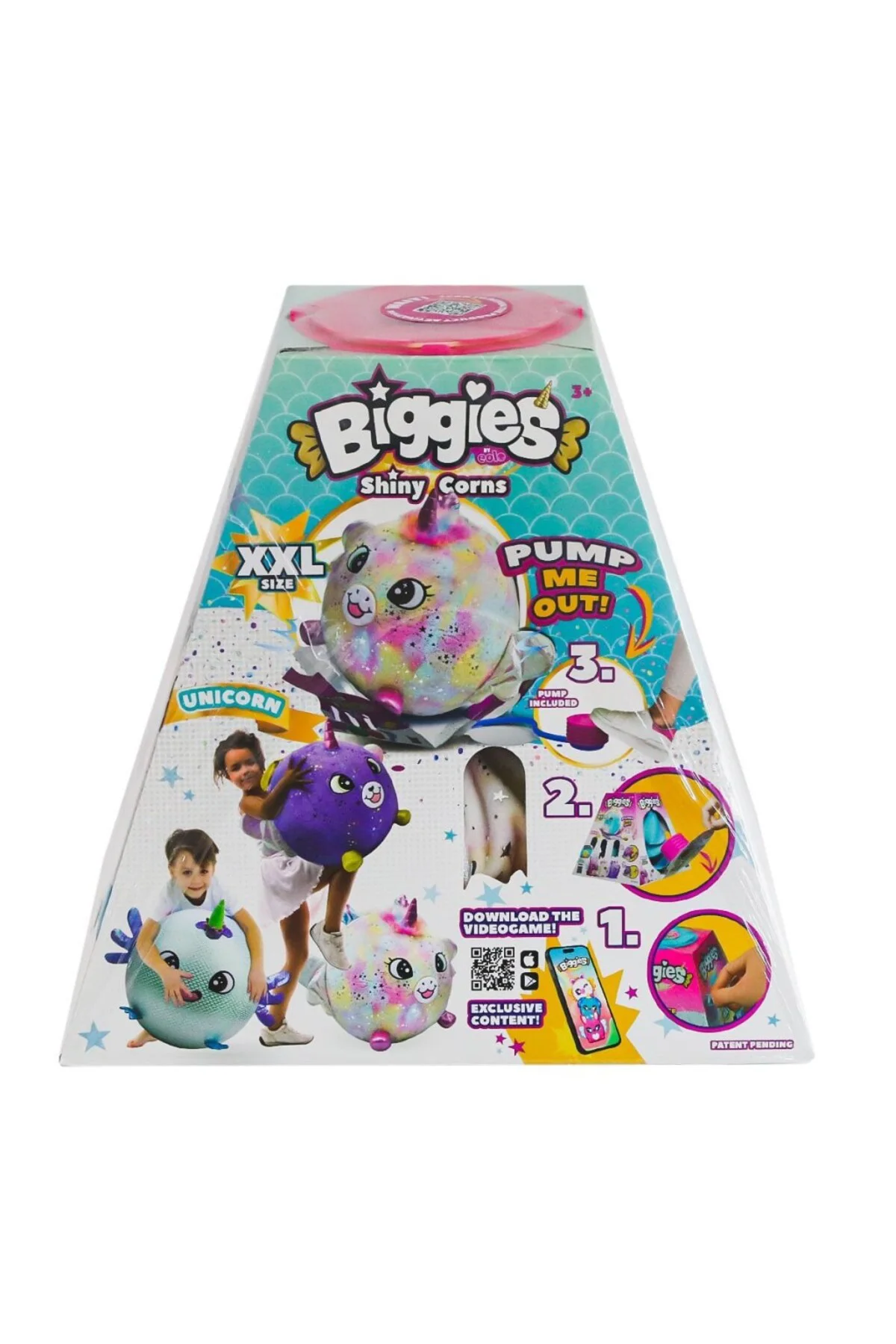 72292 Peluş Biggies Shinycorns Rainbow Unicorn Size XXL