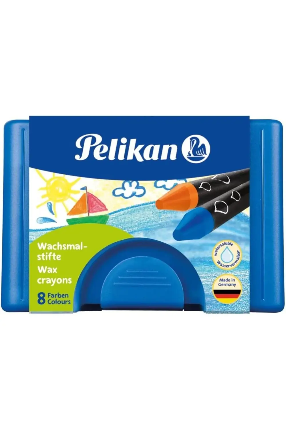 722959 – Wachsmaler yuvarlak 666/8 Wasservermalbar, suda çözülür,