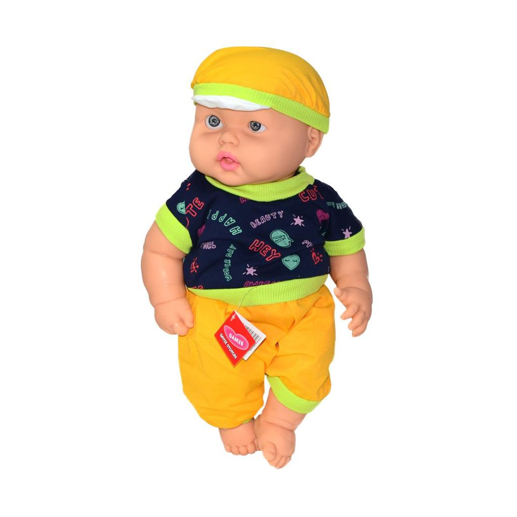 7256 Gamze, Konuşan, Tombul, Kel Erkek Bebek / 40 cm 7256 Gamze, Konuşan, Tombul, Kel Erkek Bebek / 40 cm