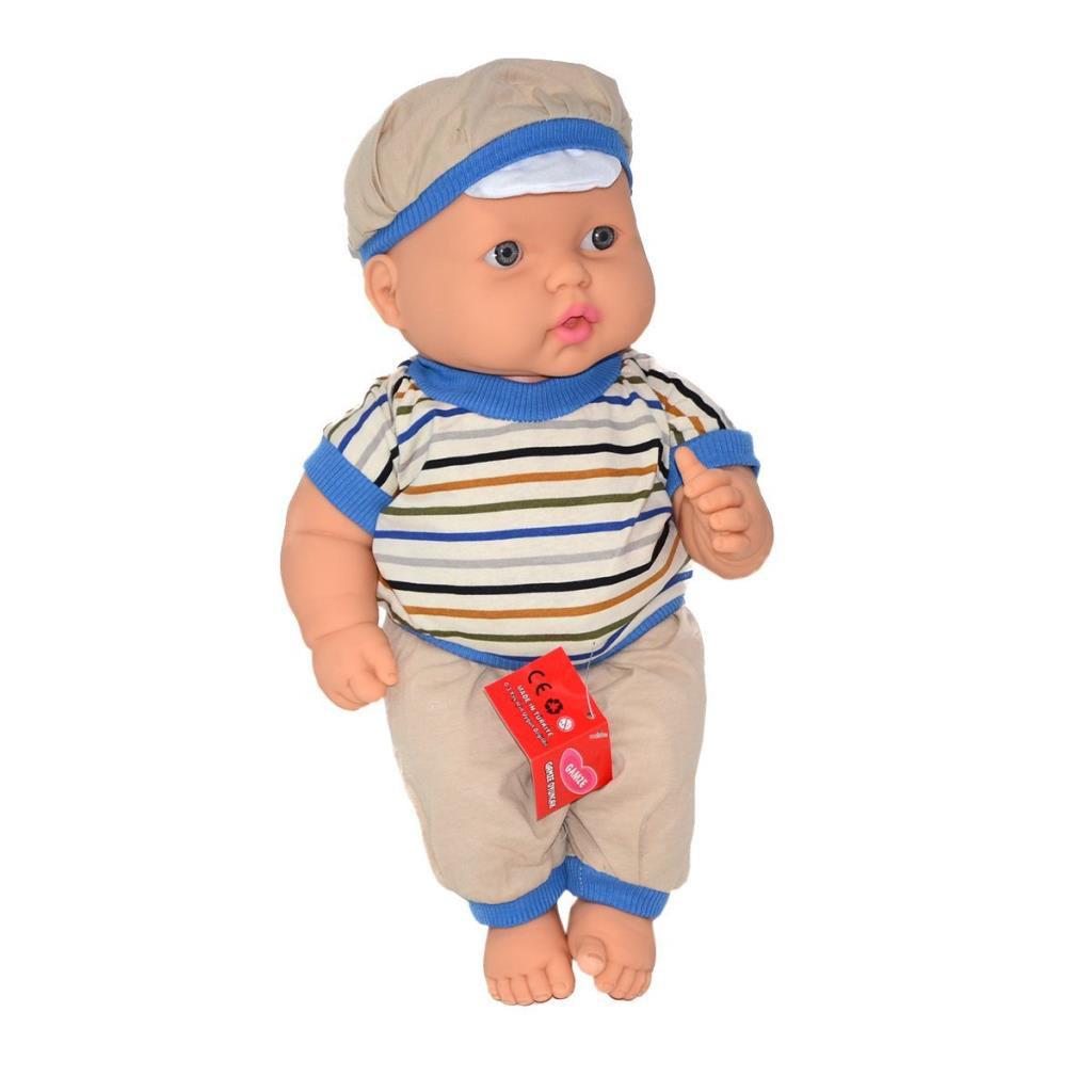 7256 Gamze, Konuşan, Tombul, Kel Erkek Bebek / 40 cm 7256 Gamze, Konuşan, Tombul, Kel Erkek Bebek / 40 cm