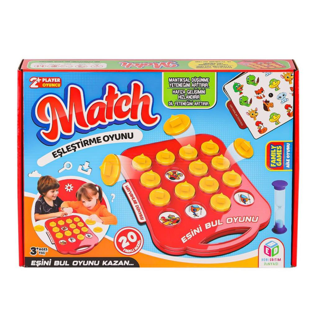 729 Match Eşleştirme Oyunu -Hobi Oyuncak 729 Match Eşleştirme Oyunu -Hobi Oyuncak