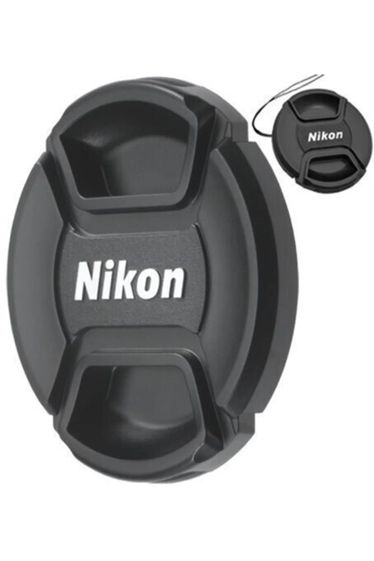 72mm, Nikon İçin 72mm Snap On Lens Kapağ, Objektif Kapağı, Bağcıklı