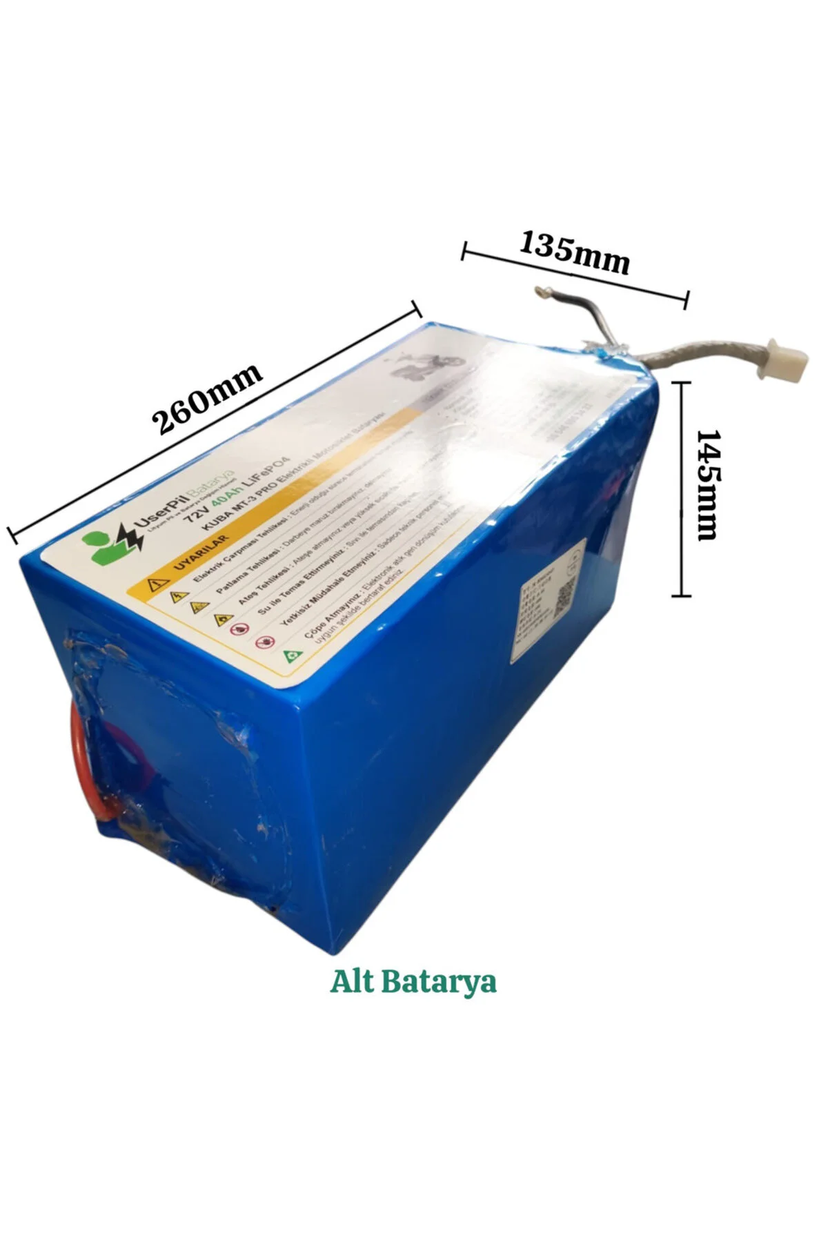 72V 40Ah LiFePO4 KUBA MT-3 Pro Elektrikli Motosiklet Bataryası 72V 40Ah LiFePO4 KUBA MT-3 Pro Elektrikli Motosiklet Bataryası