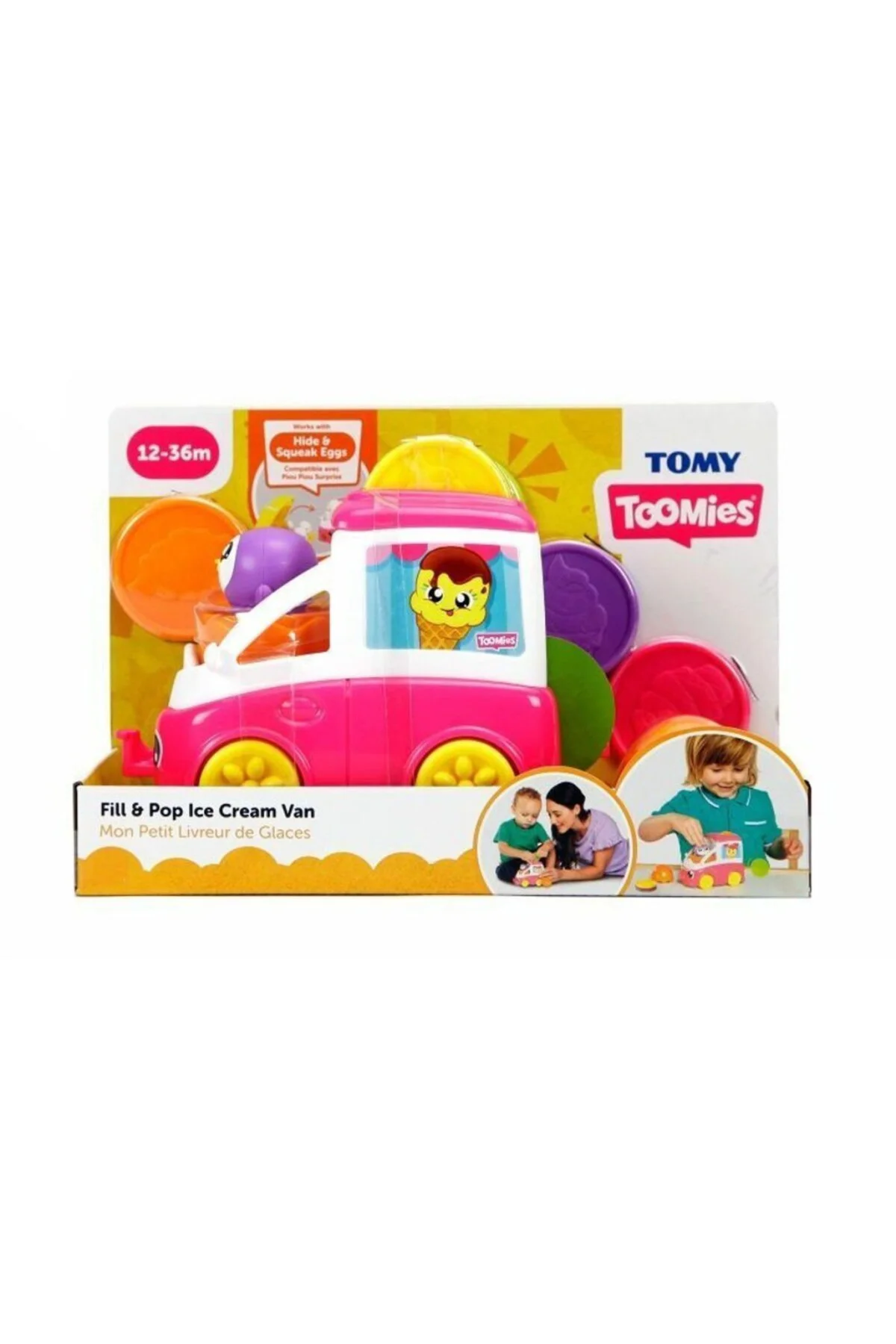 73095 Tomy - Yumurta Kamyonu (2 asorti) 12-36 ay