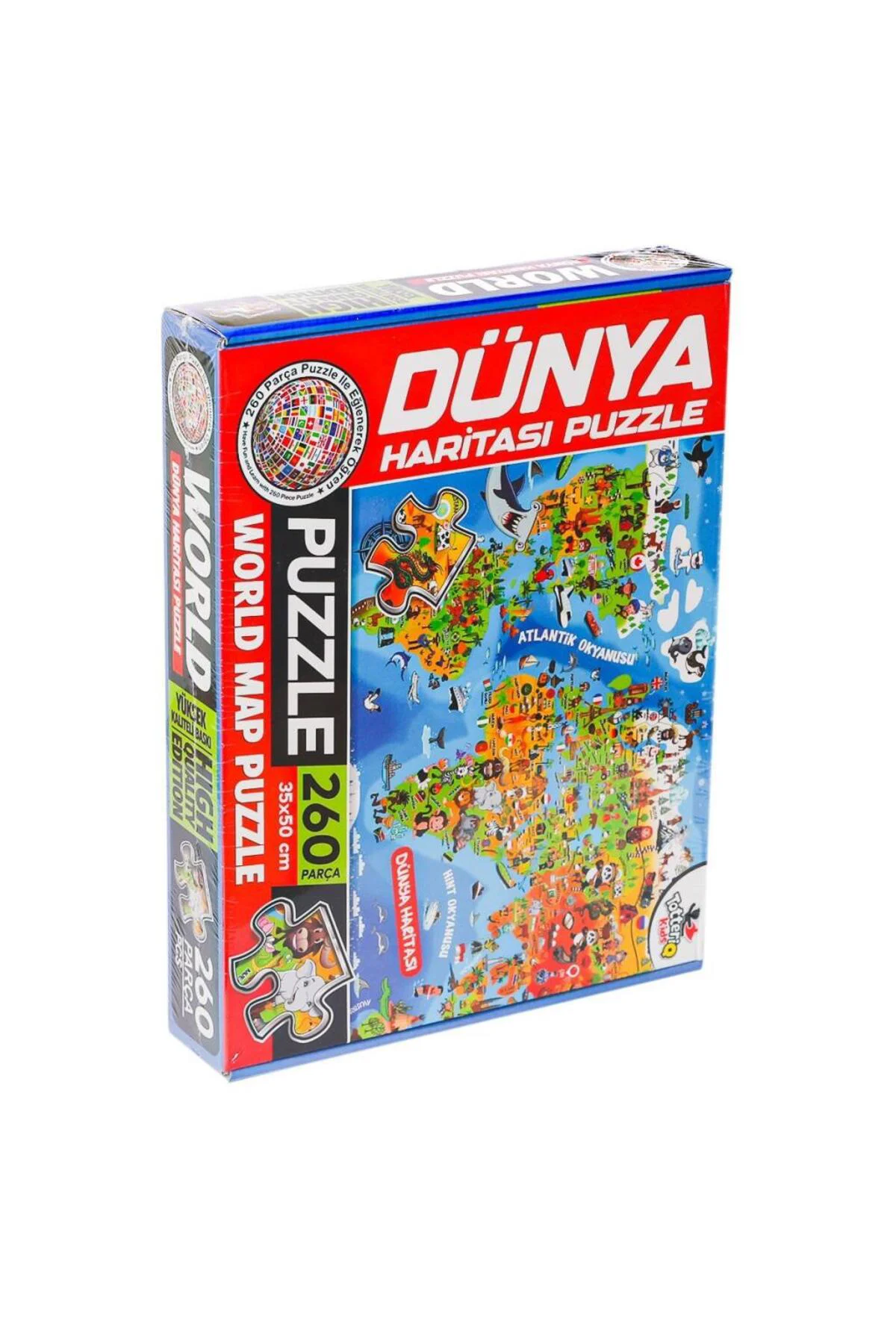 7375 Dünya Kültür Haritası Puzzle -Totteriq