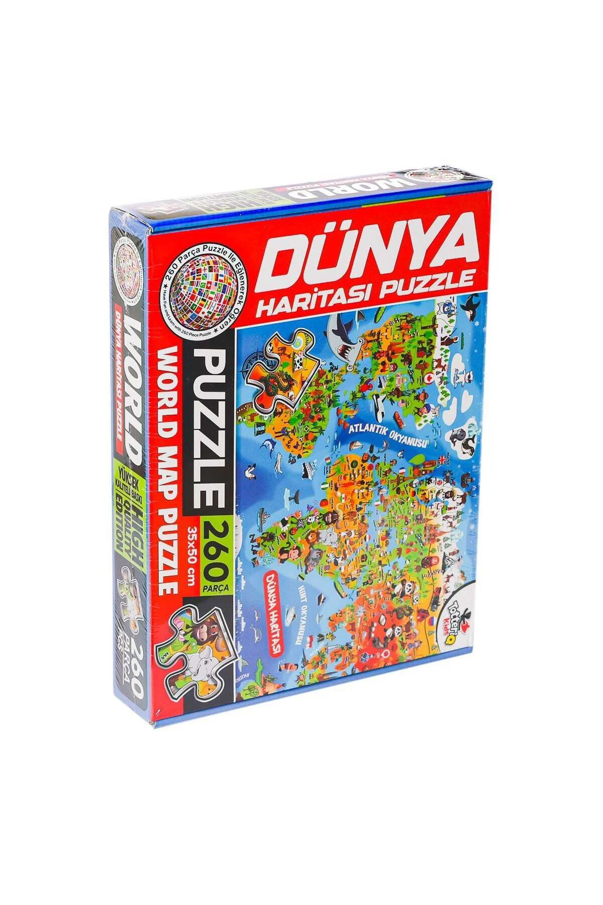 7375 Dünya Kültür Haritası Puzzle-Totteriq