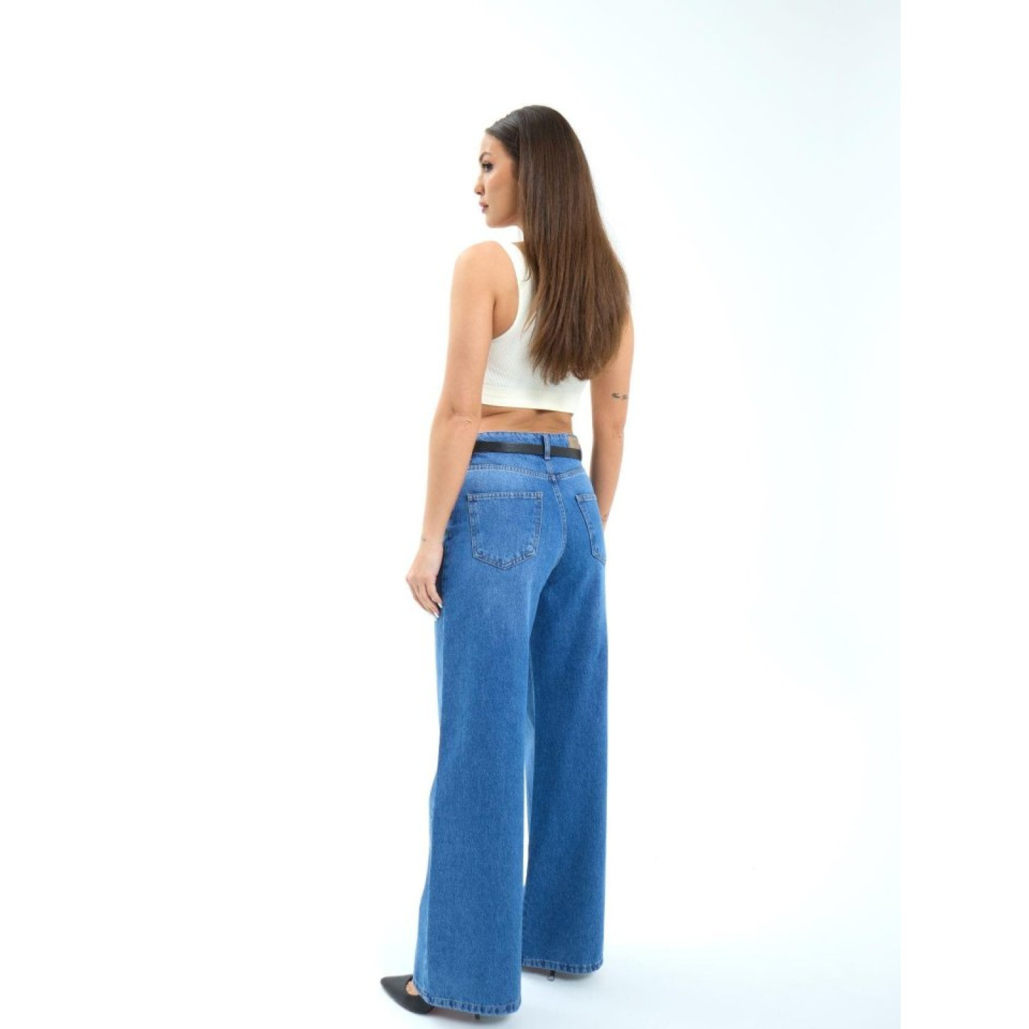 7398 KOT PANTOLON-MAVİ