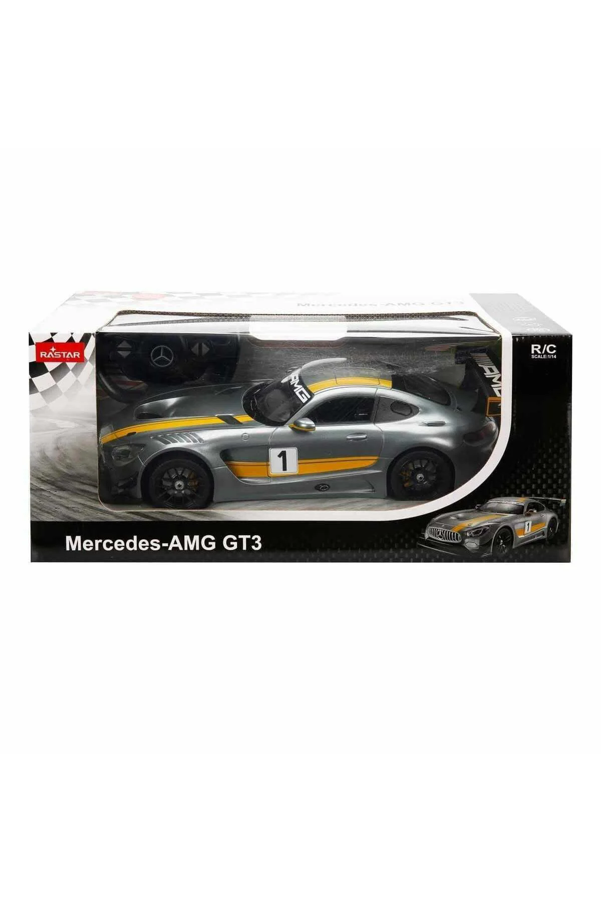 74100 Mercedes Amg Gt3 2.4Ghz Işıklı Gri- Sunman 74100 Mercedes Amg Gt3 2.4Ghz Işıklı Gri- Sunman